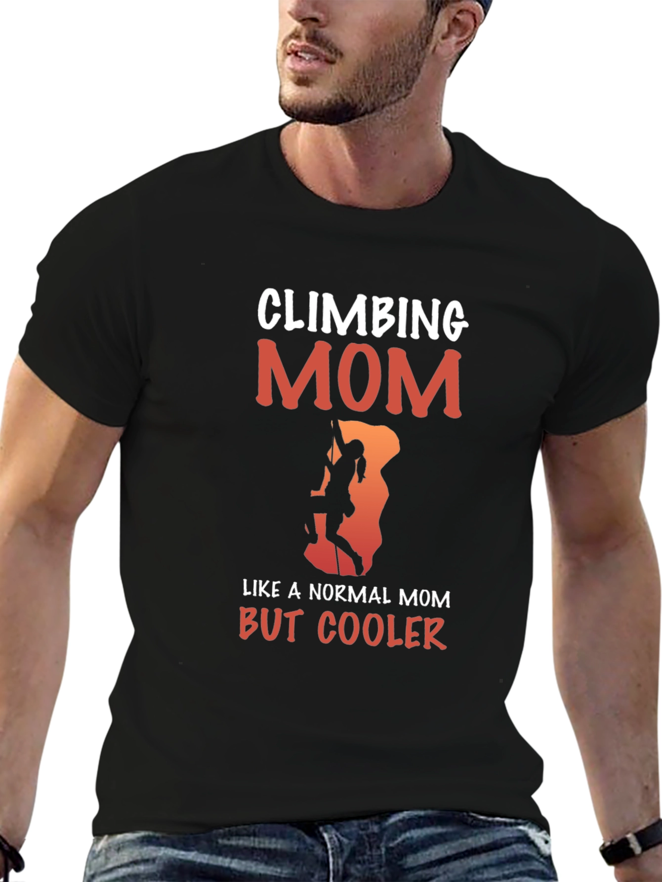 Climbing Mom T-Shirt - Rock Climbing Gift