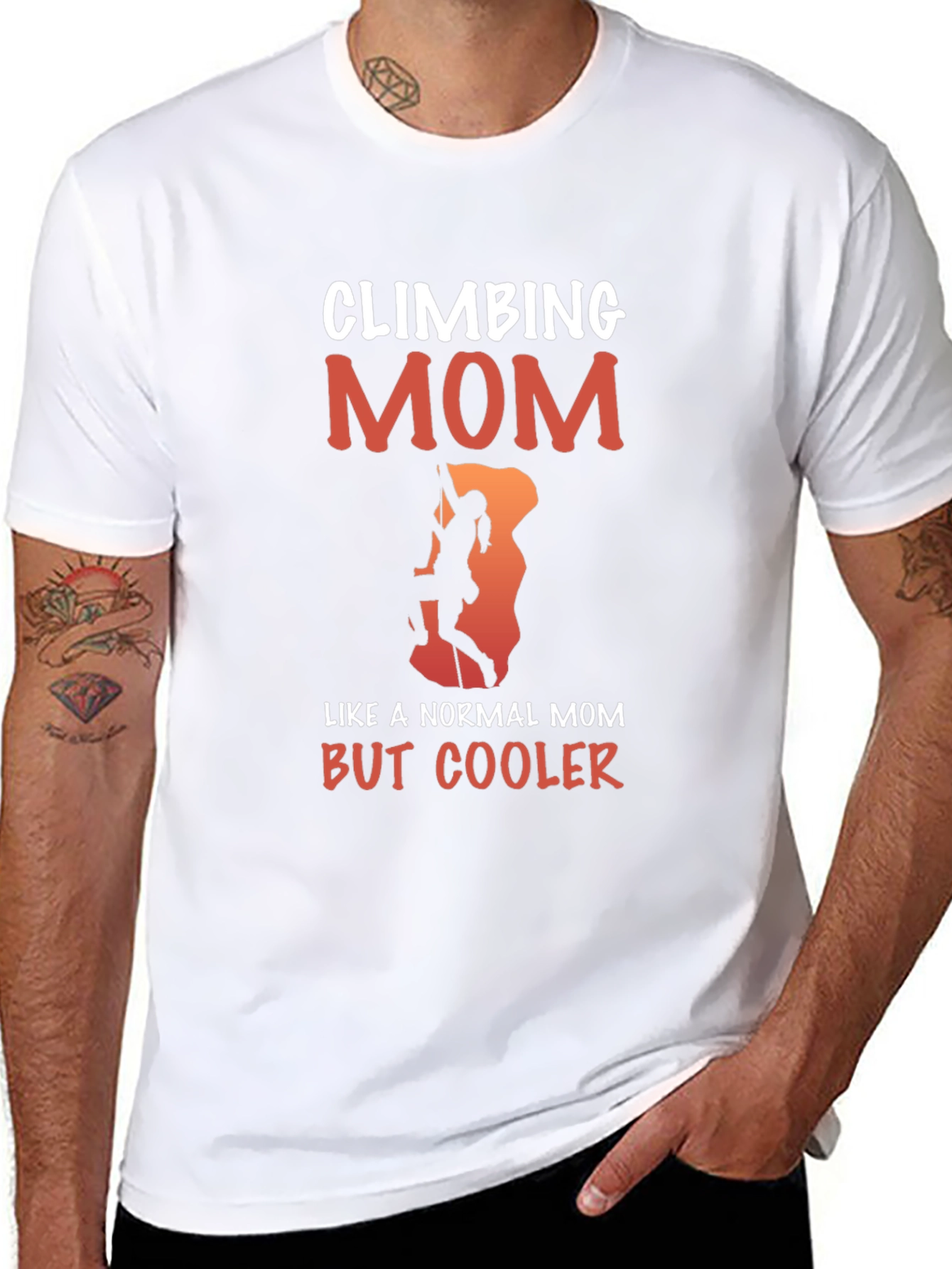 Climbing Mom T-Shirt - Rock Climbing Gift