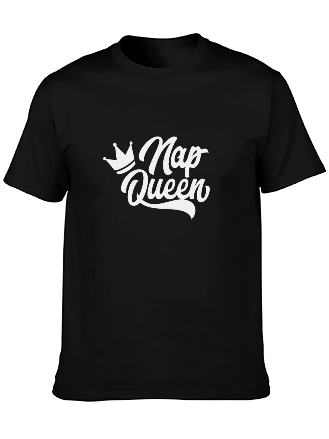 Nap Queen T-Shirt - Black Cotton Graphic Tee