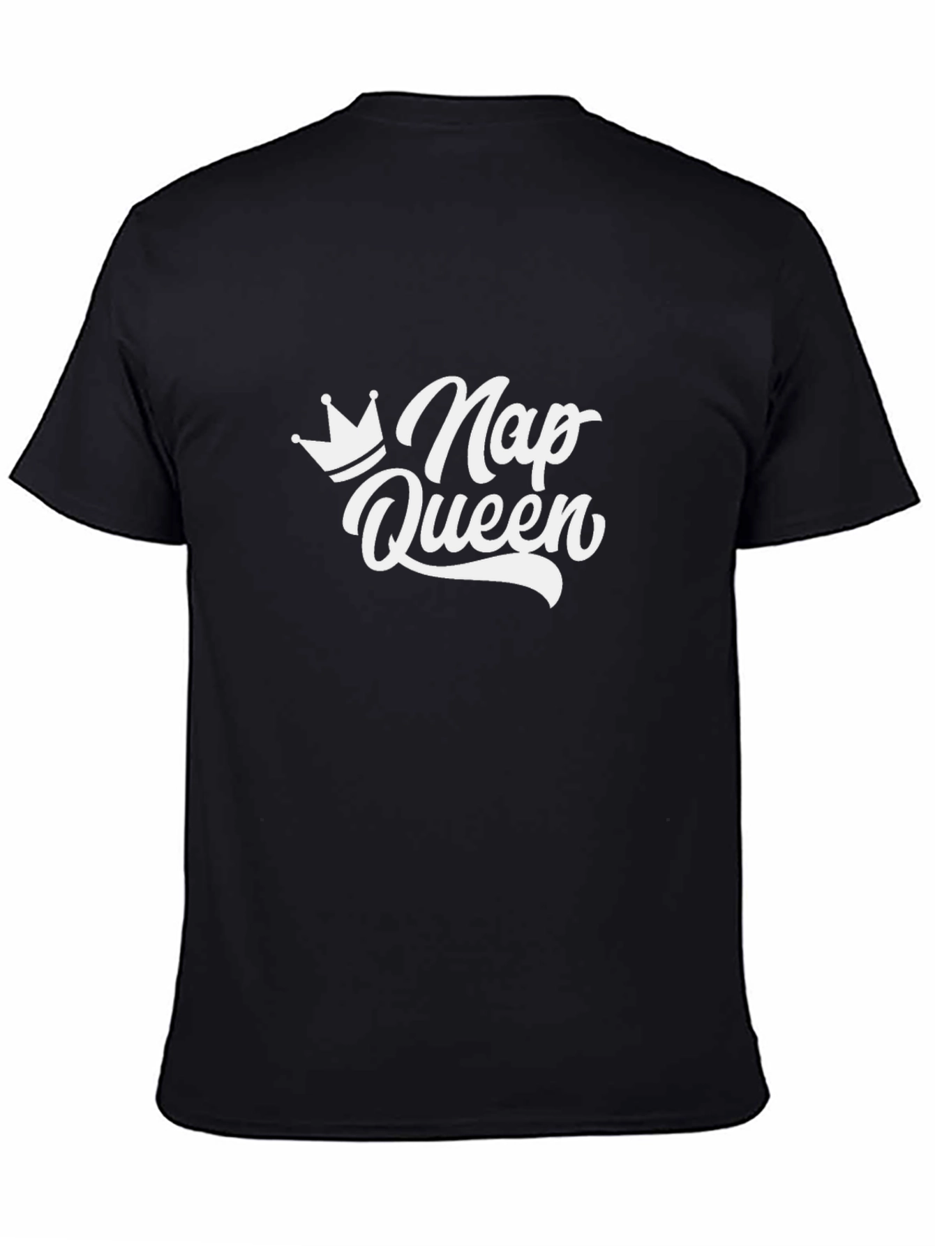Nap Queen T-Shirt - Black Cotton Graphic Tee
