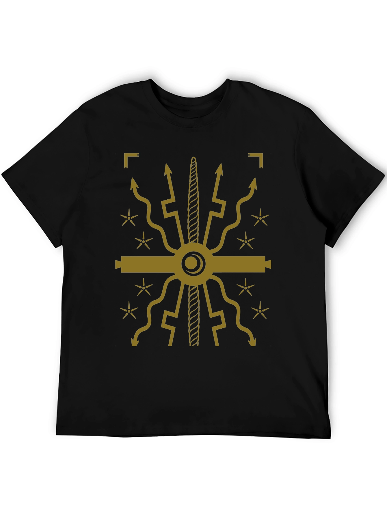 Ancient Symbol Graphic Tee - Black