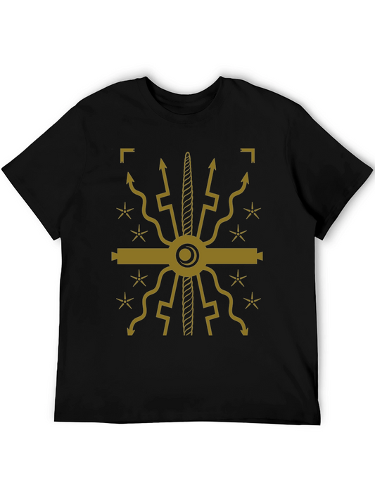 Ancient Symbol Graphic Tee - Black