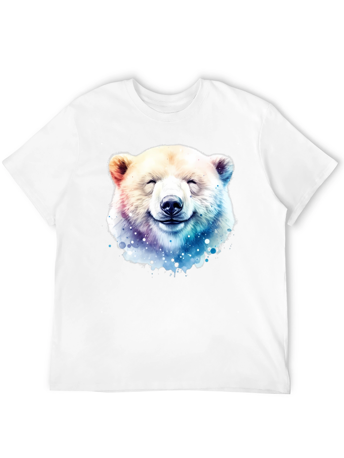 Smiling Bear Graphic Tee - Black T-Shirt