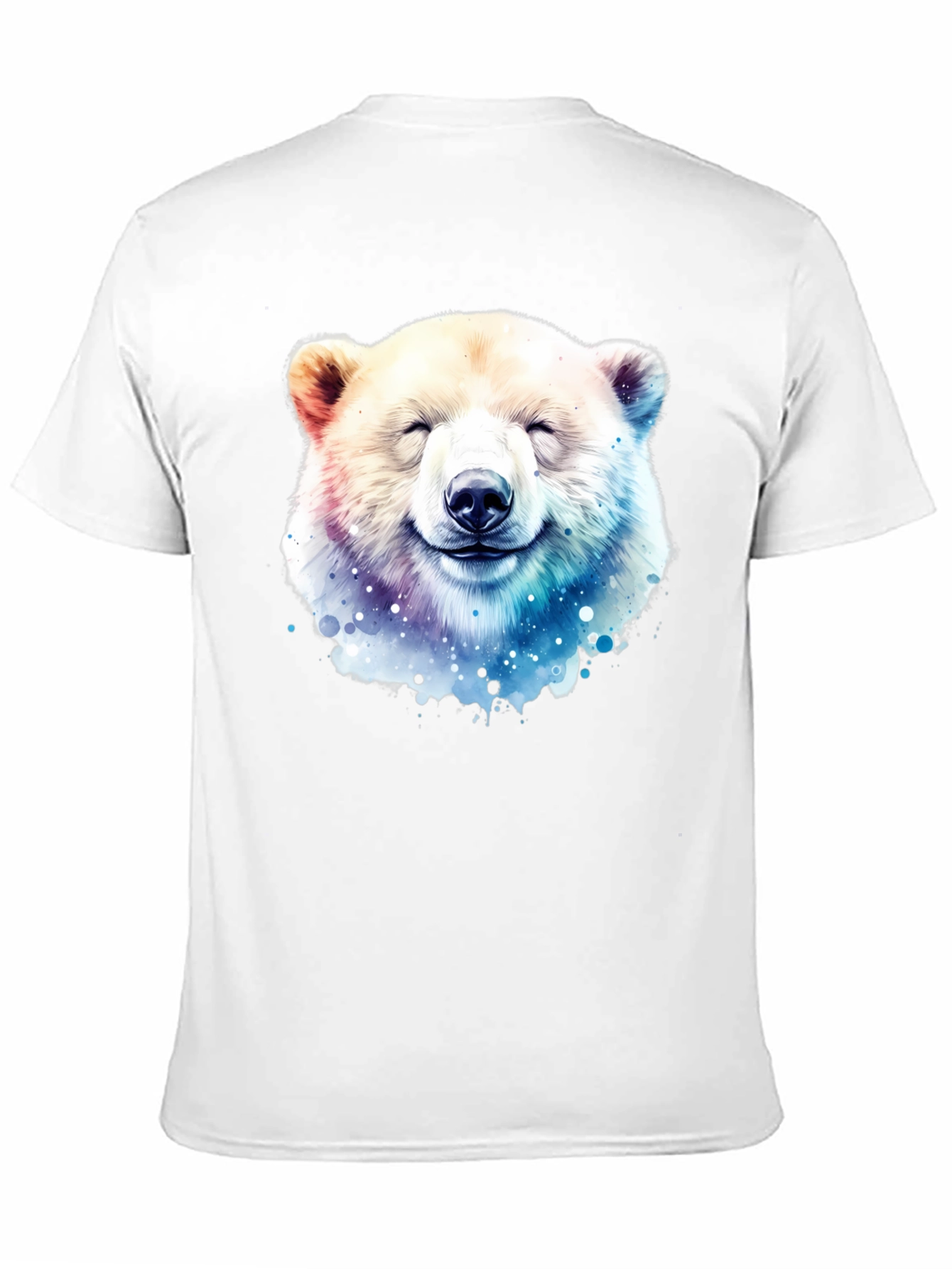 Smiling Bear Graphic Tee - Black T-Shirt