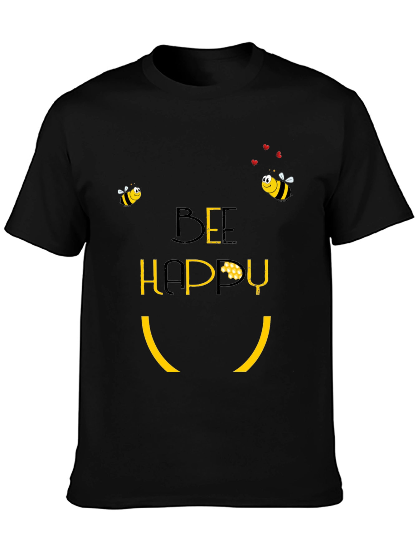 Bee Happy Graphic T-Shirt
