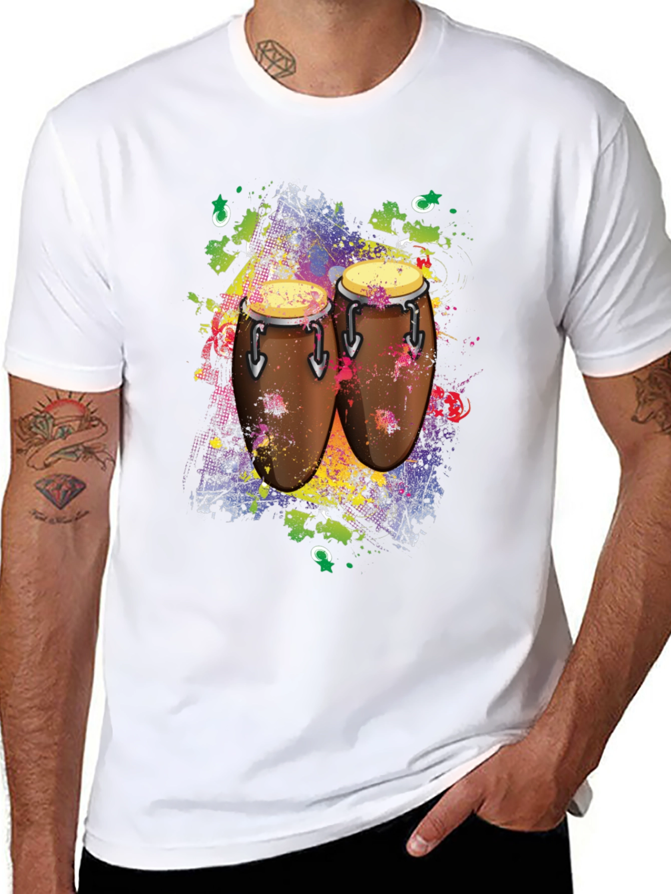Conga Drums Graphic Tee