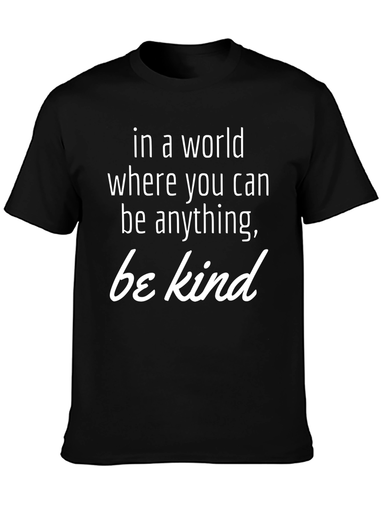 Be Kind Graphic Tee - Soft Cotton Casual T-Shirt