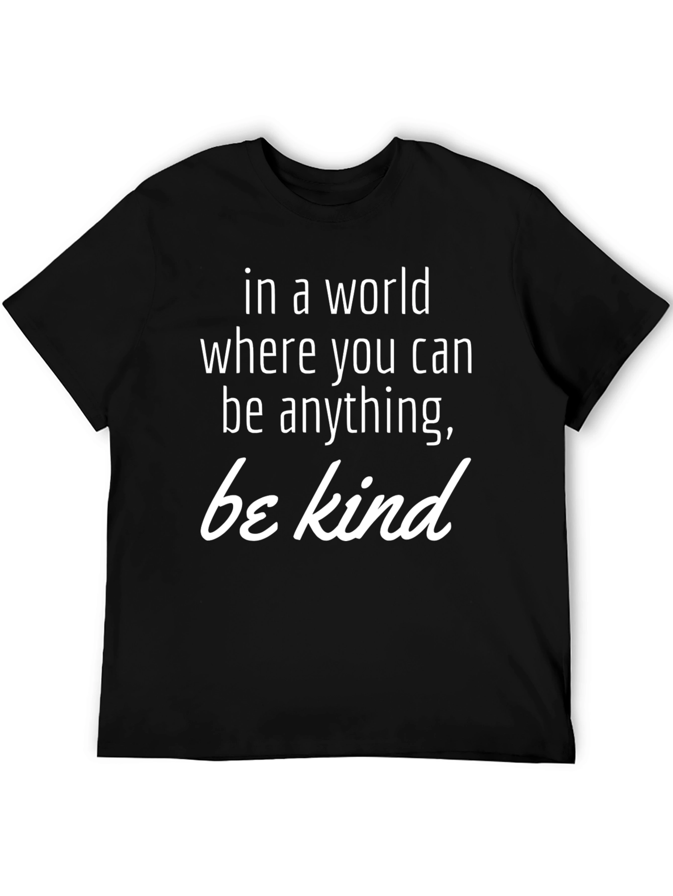 Be Kind Graphic Tee - Soft Cotton Casual T-Shirt