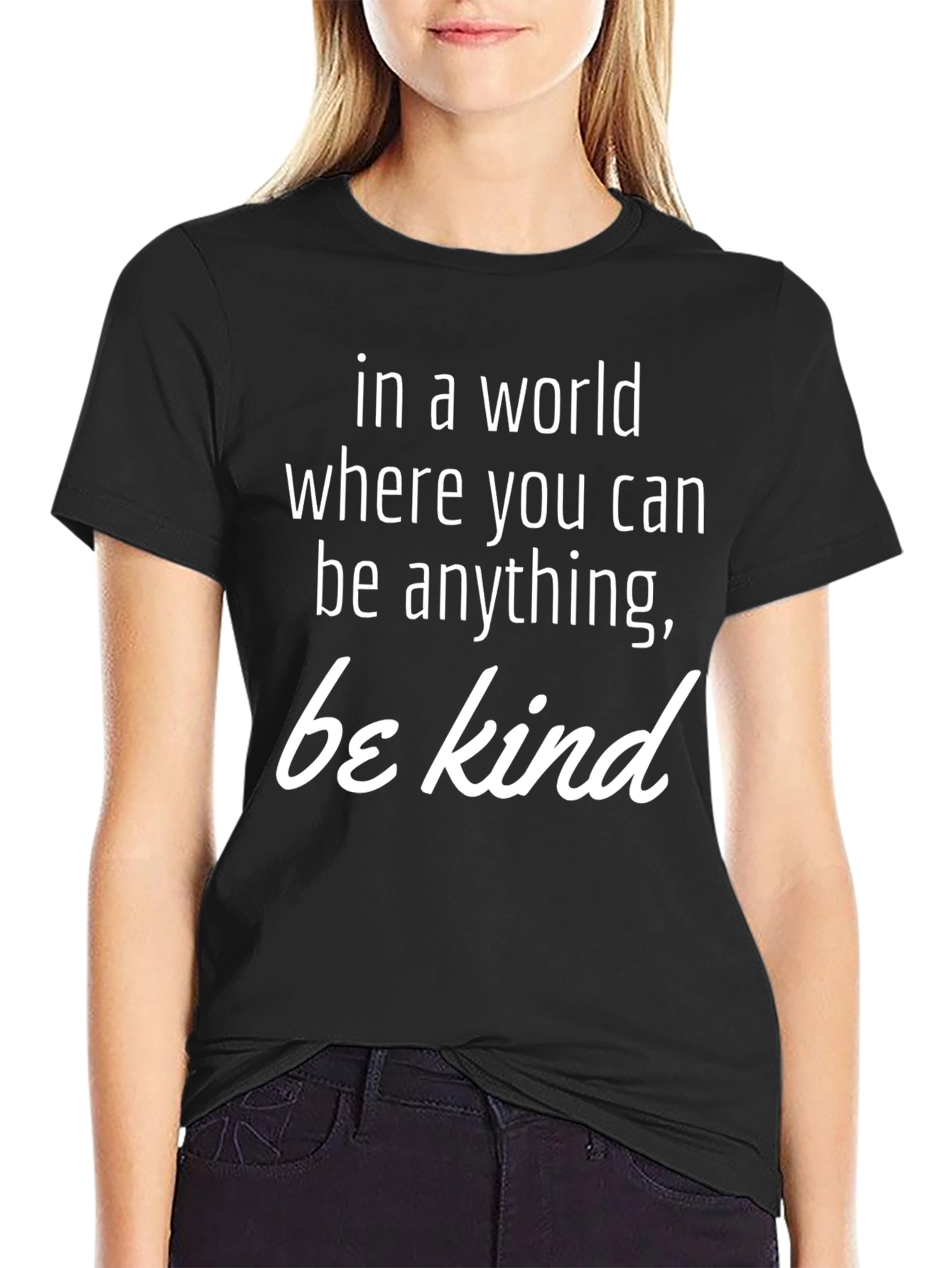 Be Kind Graphic Tee - Soft Cotton Casual T-Shirt