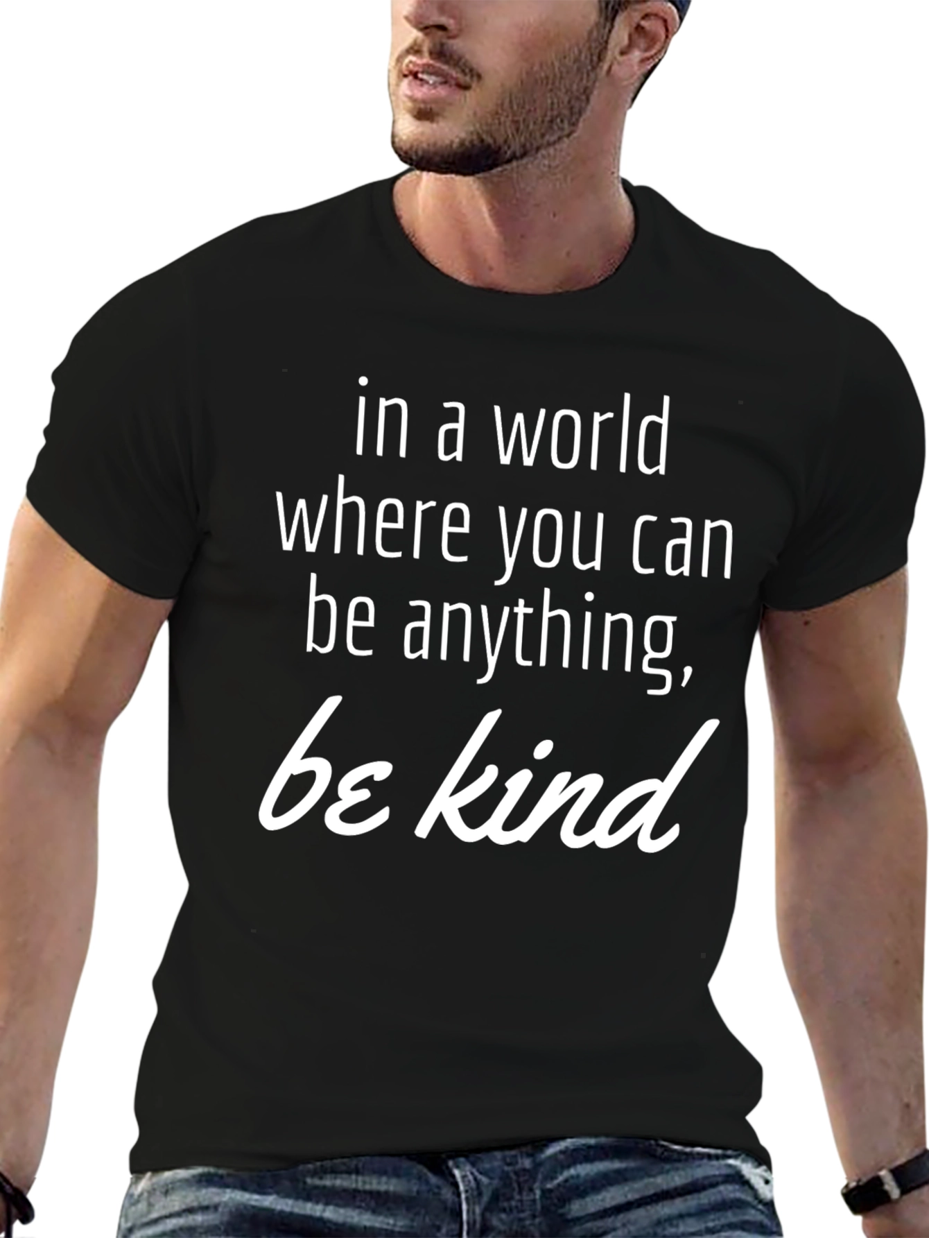 Be Kind Graphic Tee - Soft Cotton Casual T-Shirt
