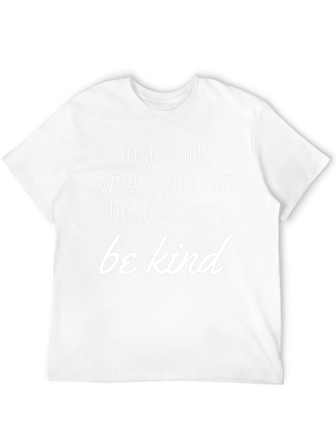 Be Kind Graphic Tee - Soft Cotton Casual T-Shirt