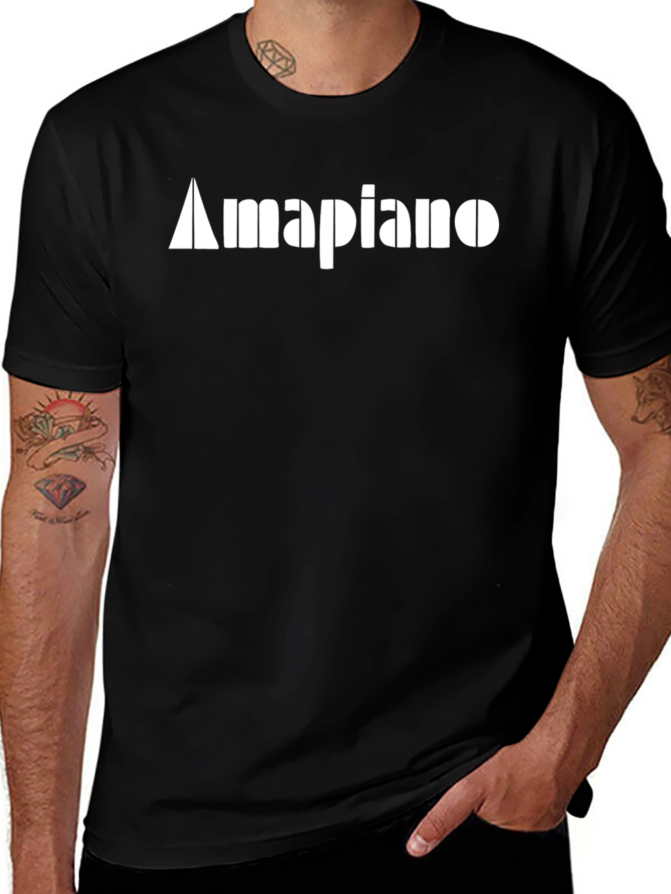 Amapiano Graphic Tee - Trendy Music Style Shirt