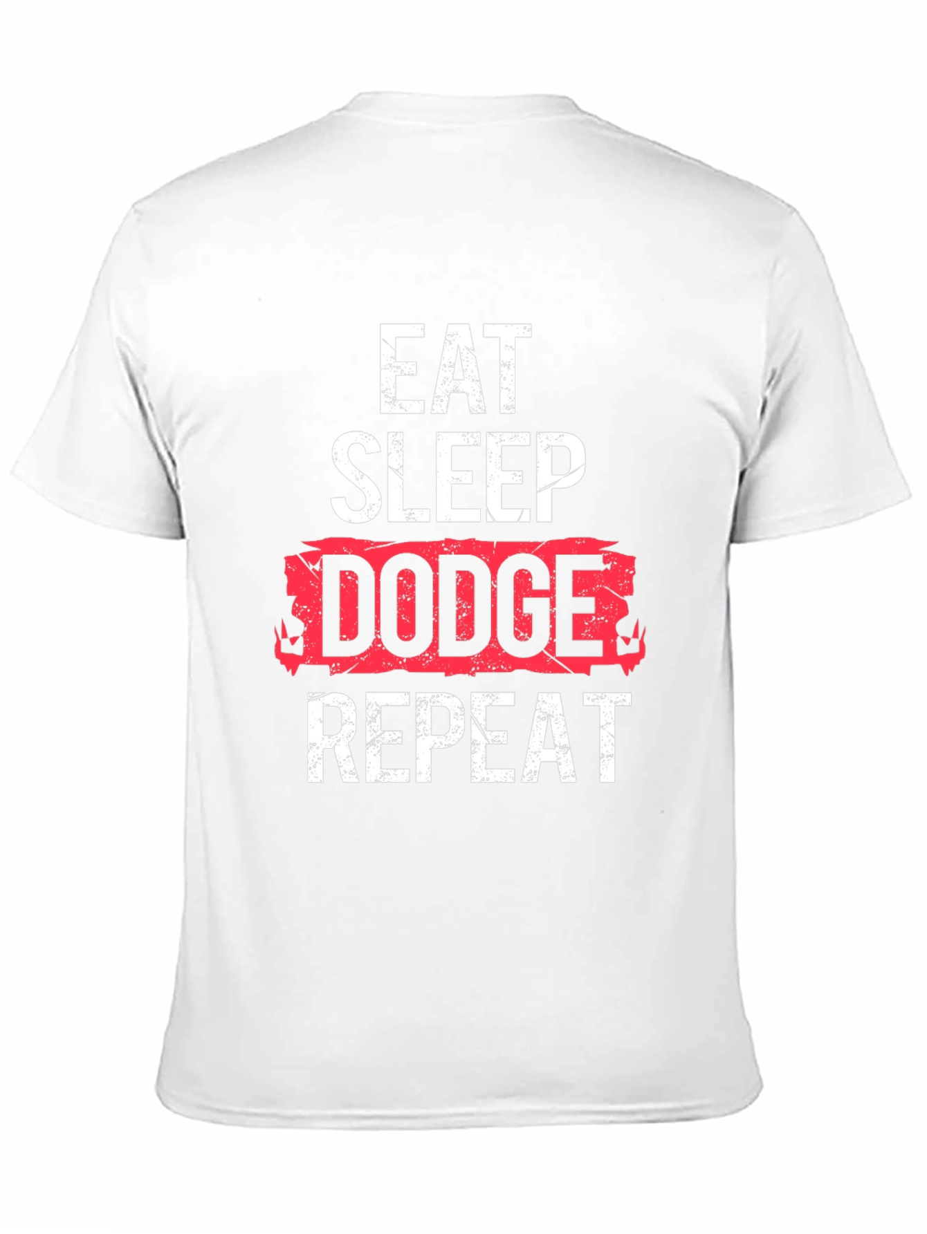 Eat Sleep Dodge Repeat Graphic Tee