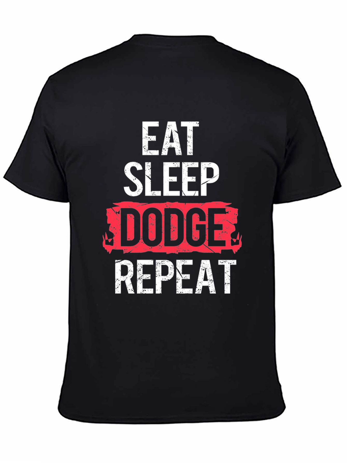 Eat Sleep Dodge Repeat Graphic Tee