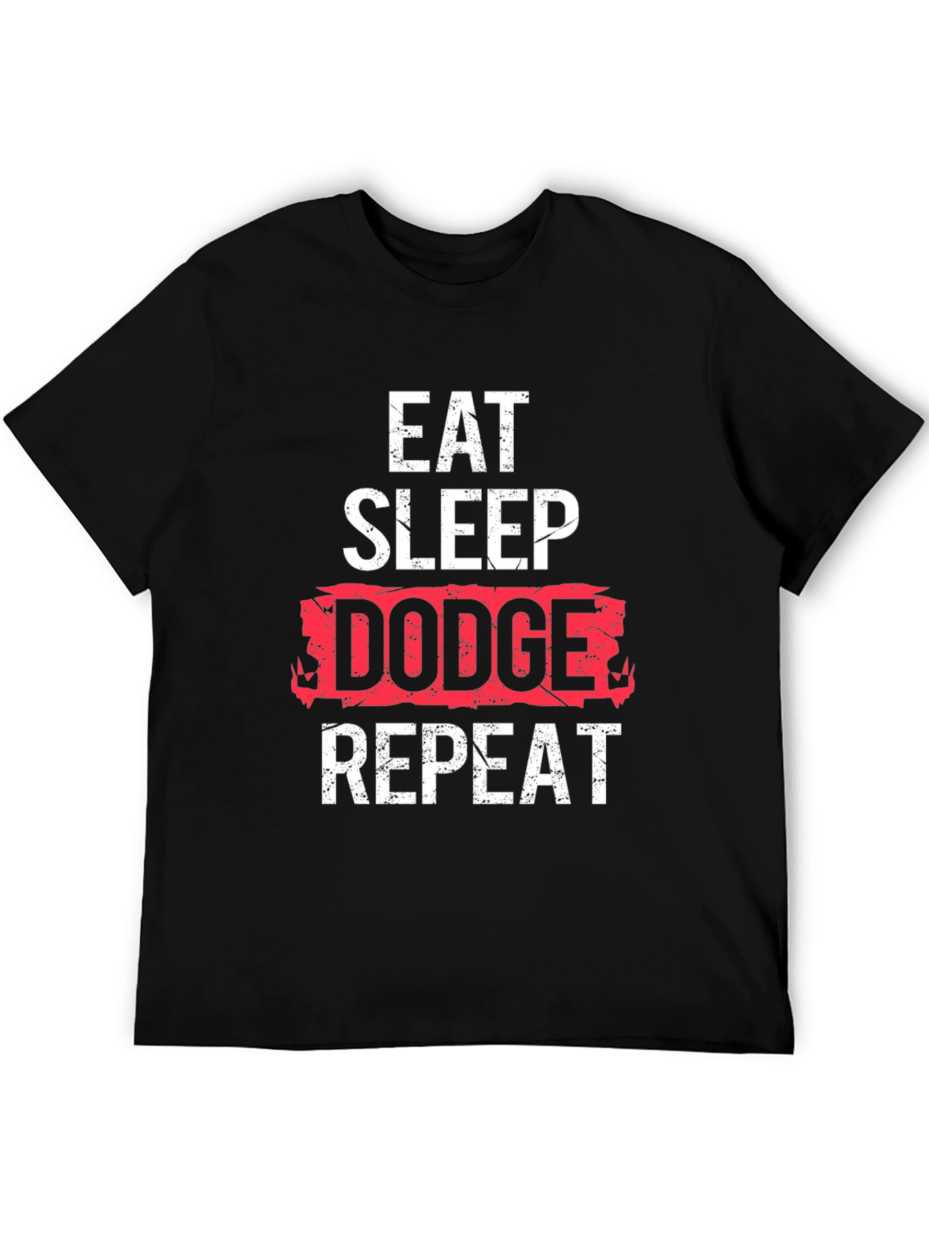 Eat Sleep Dodge Repeat Graphic Tee