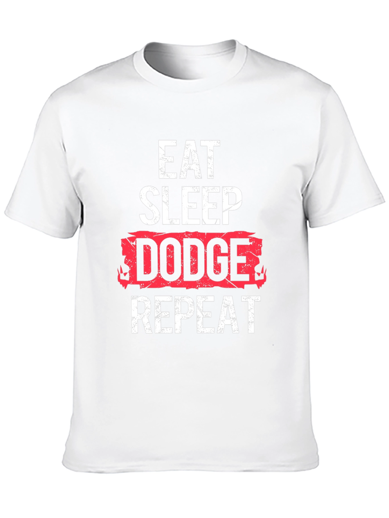 Eat Sleep Dodge Repeat Graphic Tee