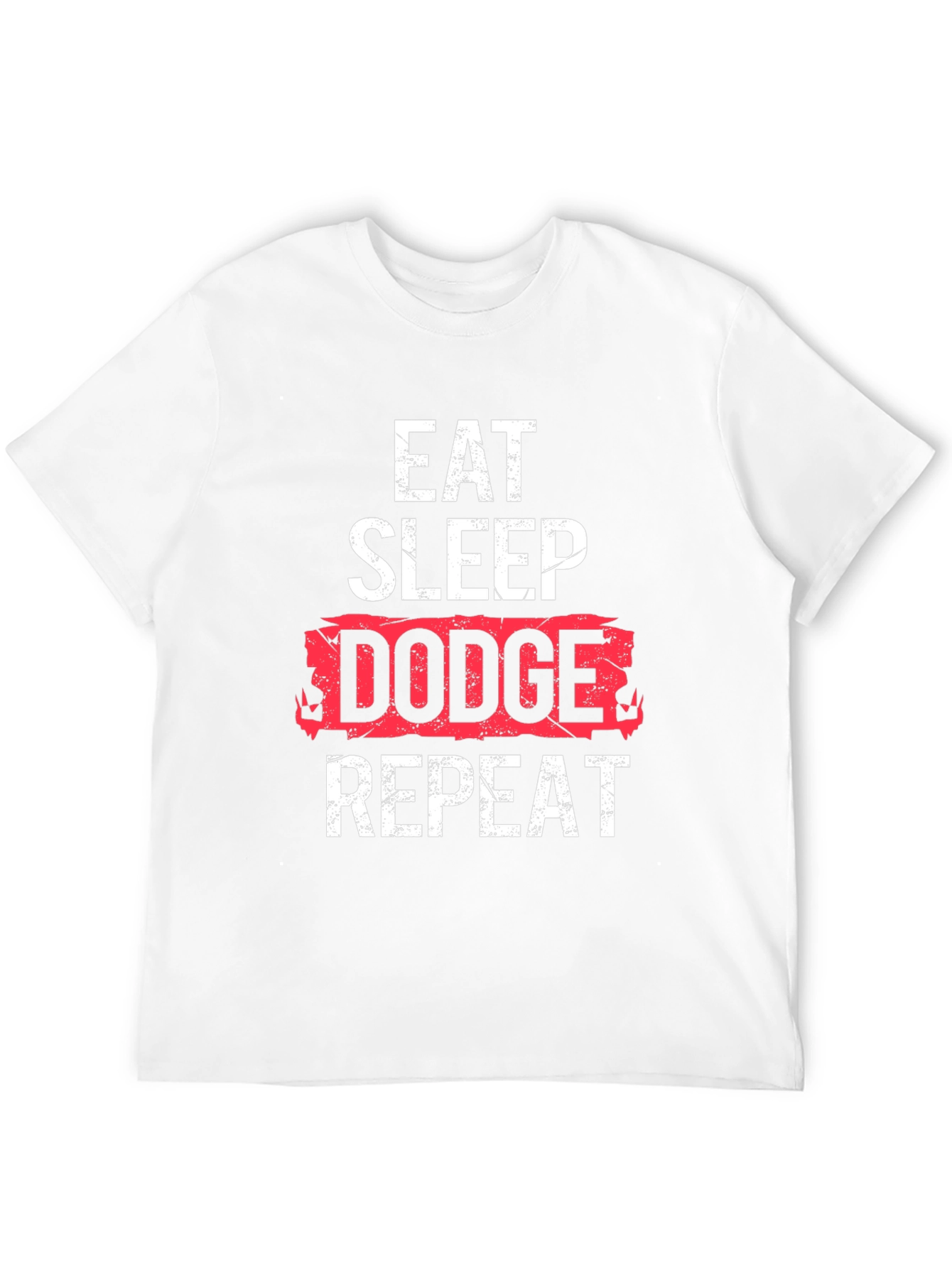 Eat Sleep Dodge Repeat Graphic Tee