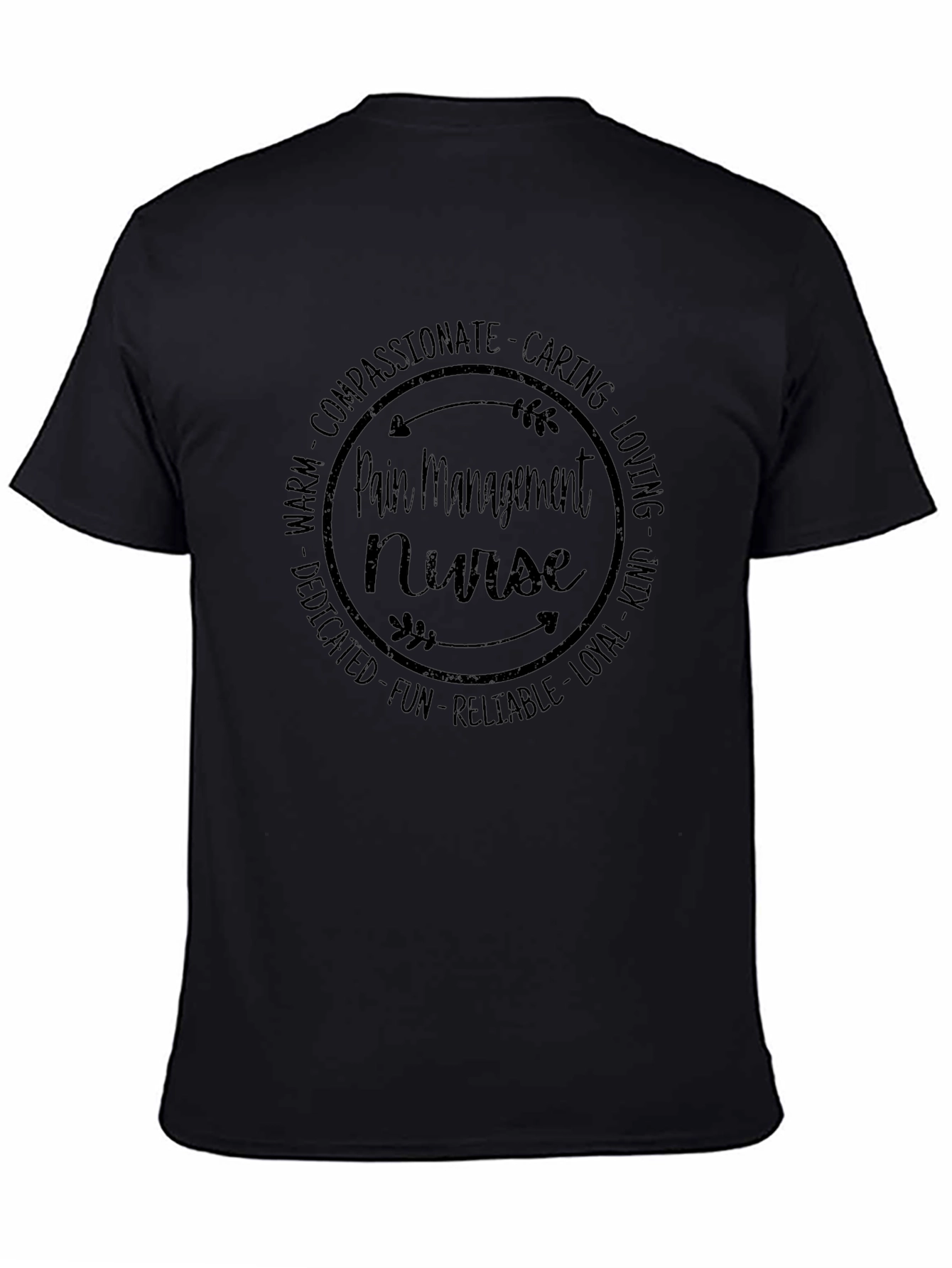 Pain Management Nurse T-Shirt - Caring Professional Tee