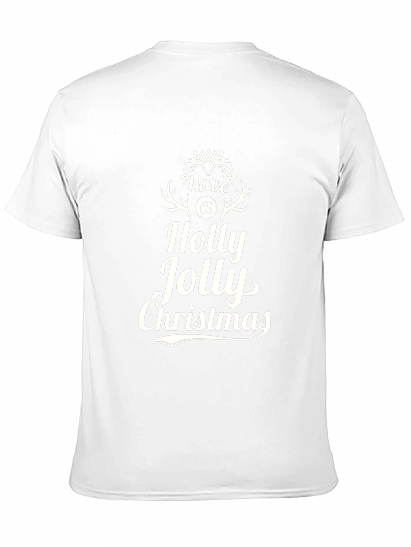 Holly Jolly Christmas T-Shirt - Black