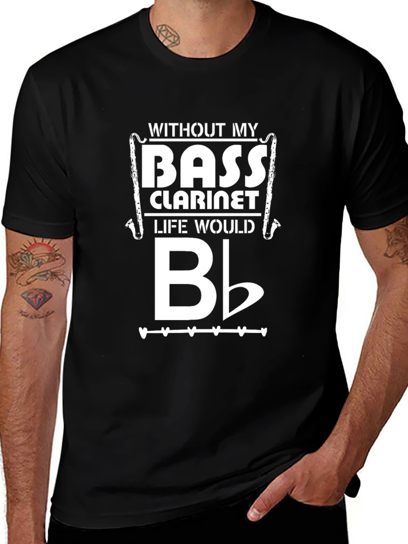 Bass Clarinet T-Shirt - Music Lover Tee