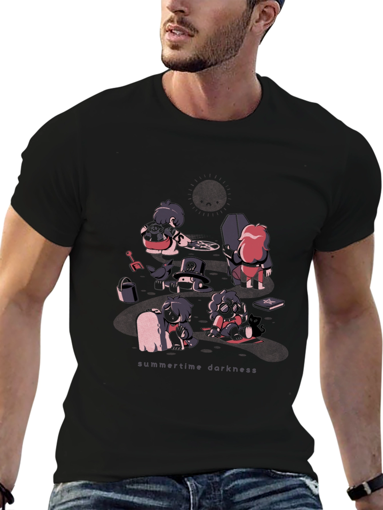 Summertime Darkness Graphic T-Shirt