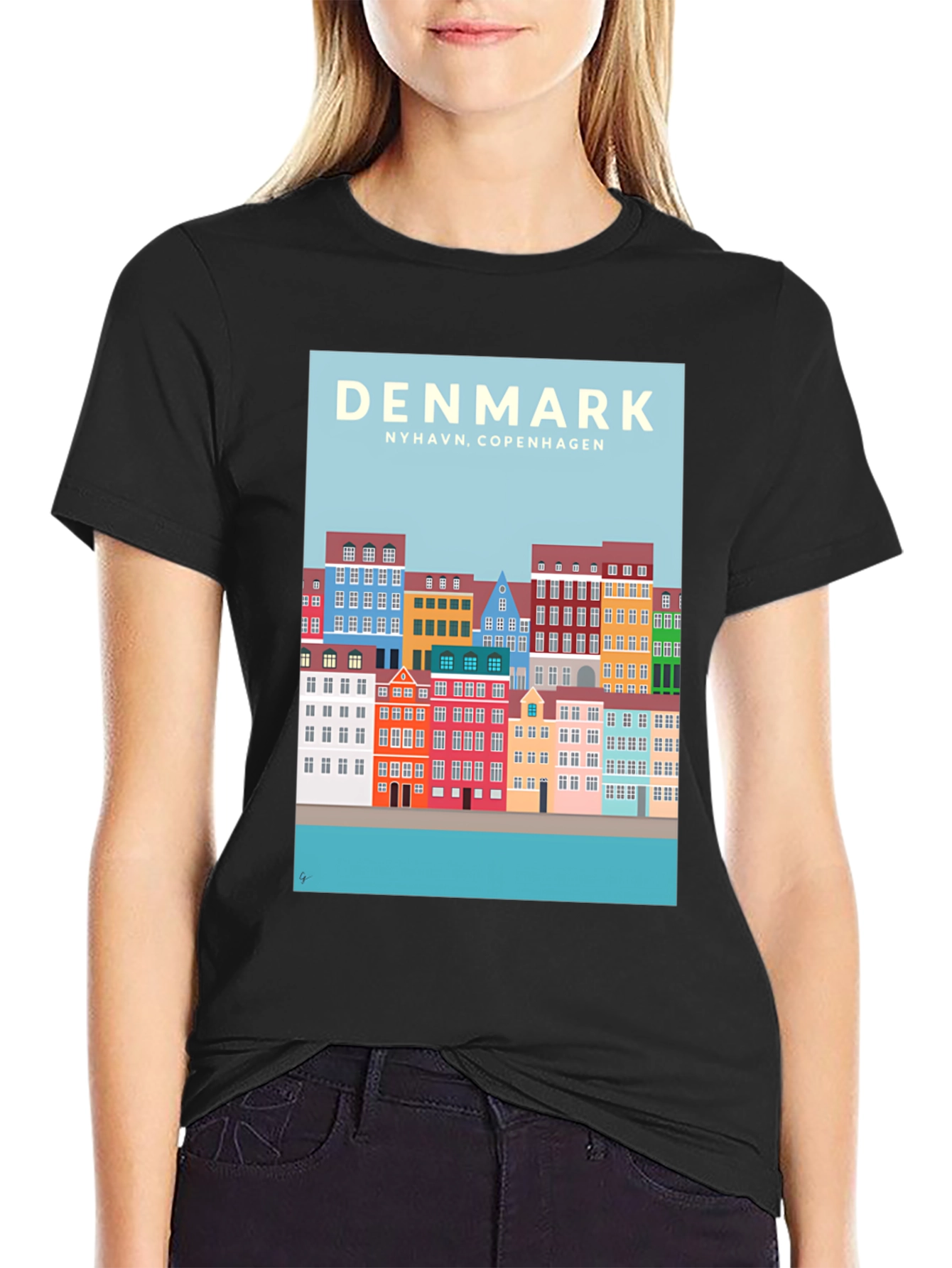 Denmark Nyhavn Copenhagen T-Shirt