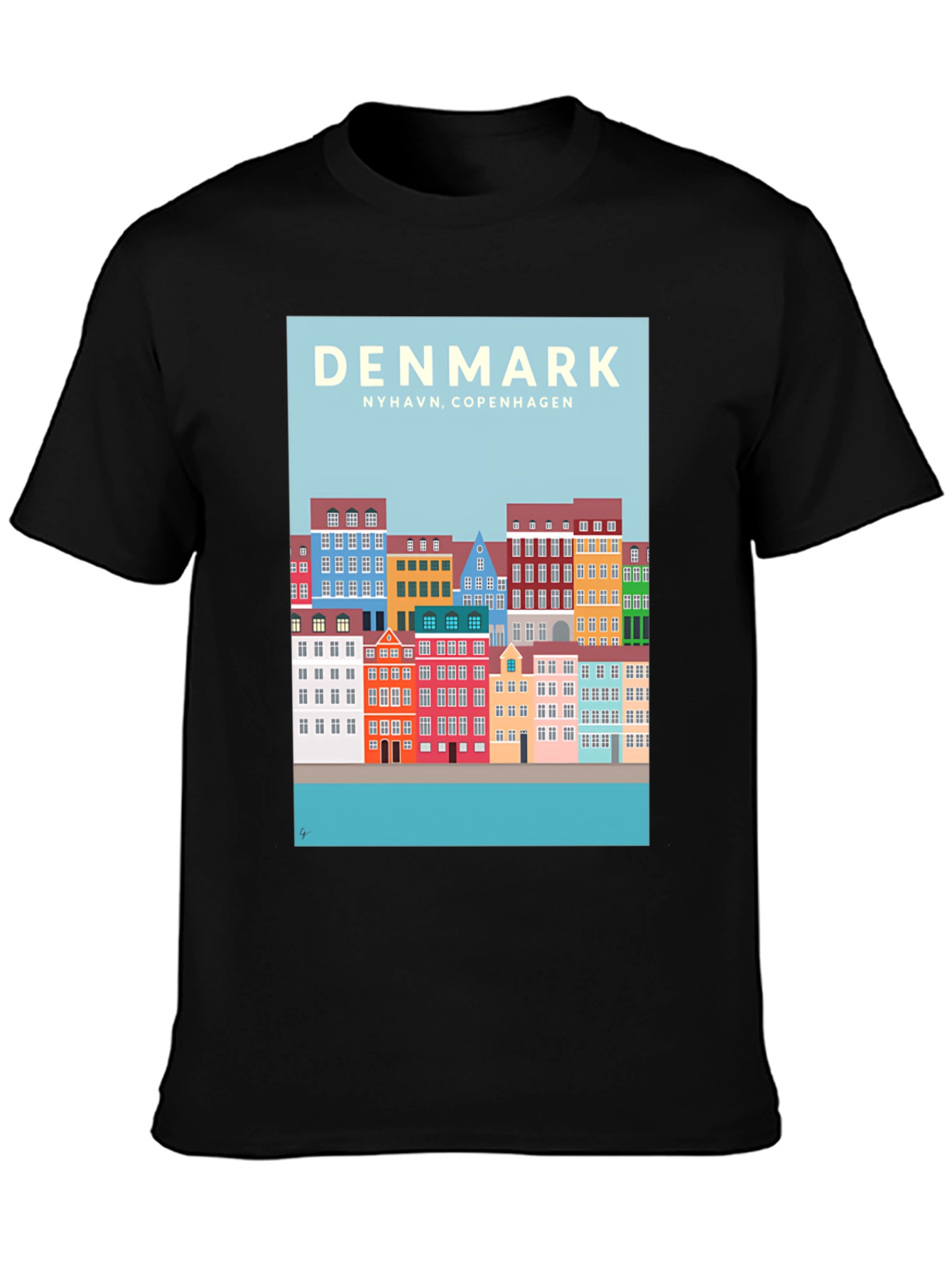 Denmark Nyhavn Copenhagen T-Shirt