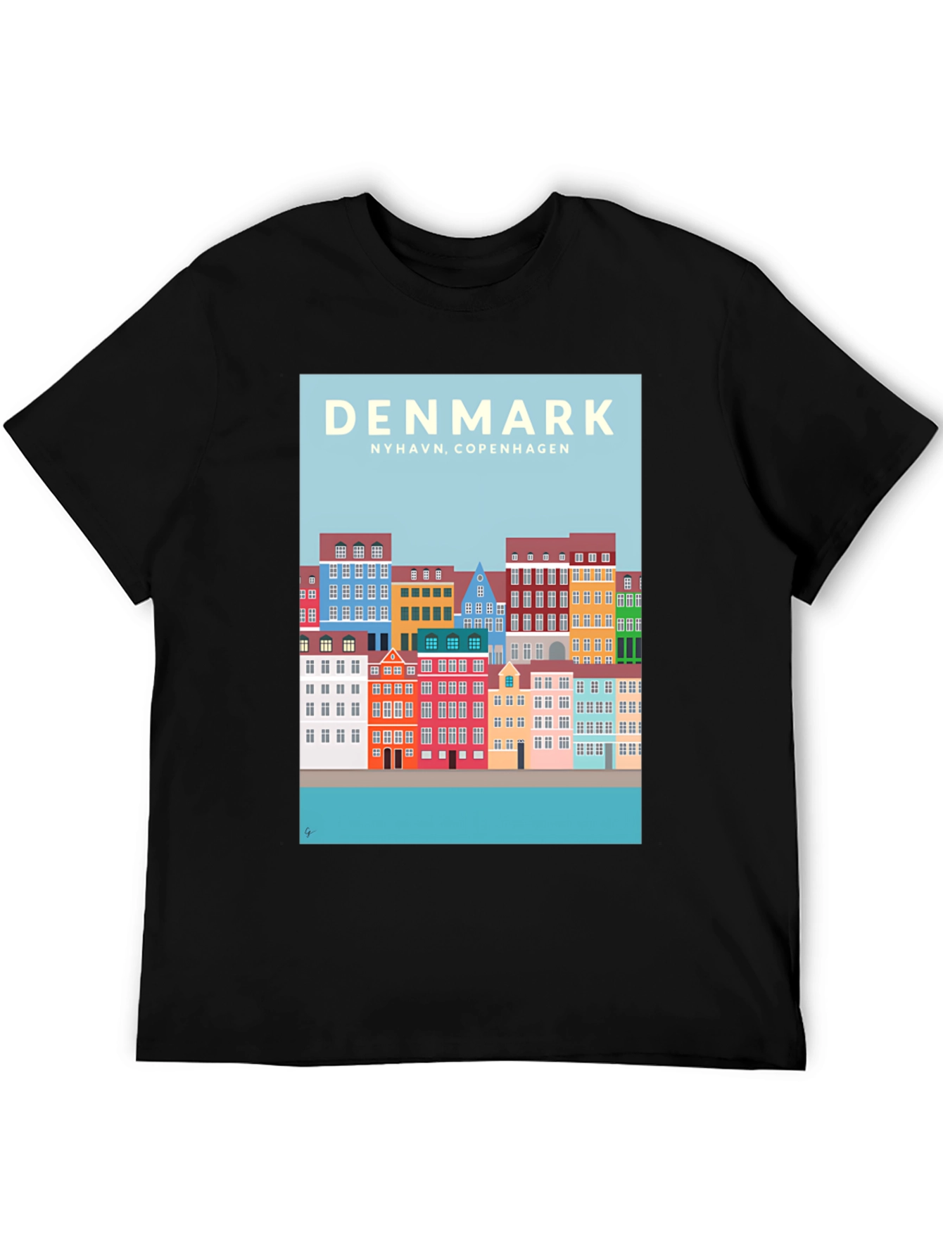 Denmark Nyhavn Copenhagen T-Shirt