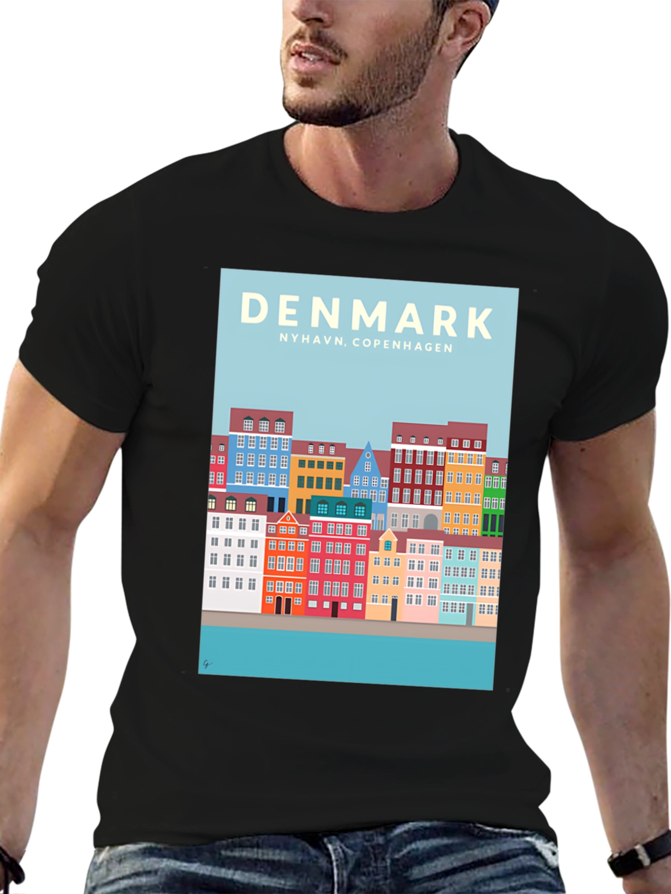 Denmark Nyhavn Copenhagen T-Shirt