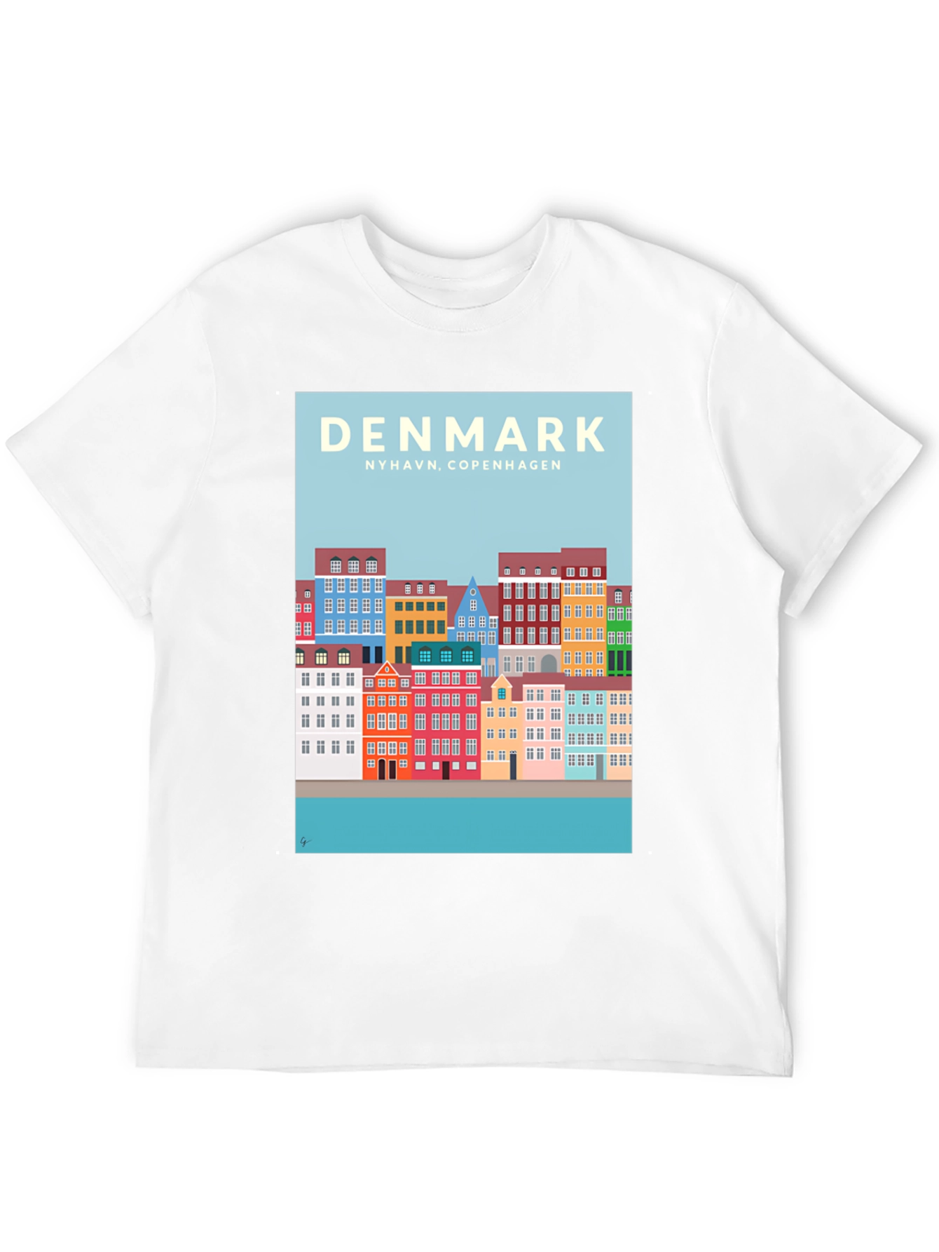 Denmark Nyhavn Copenhagen T-Shirt