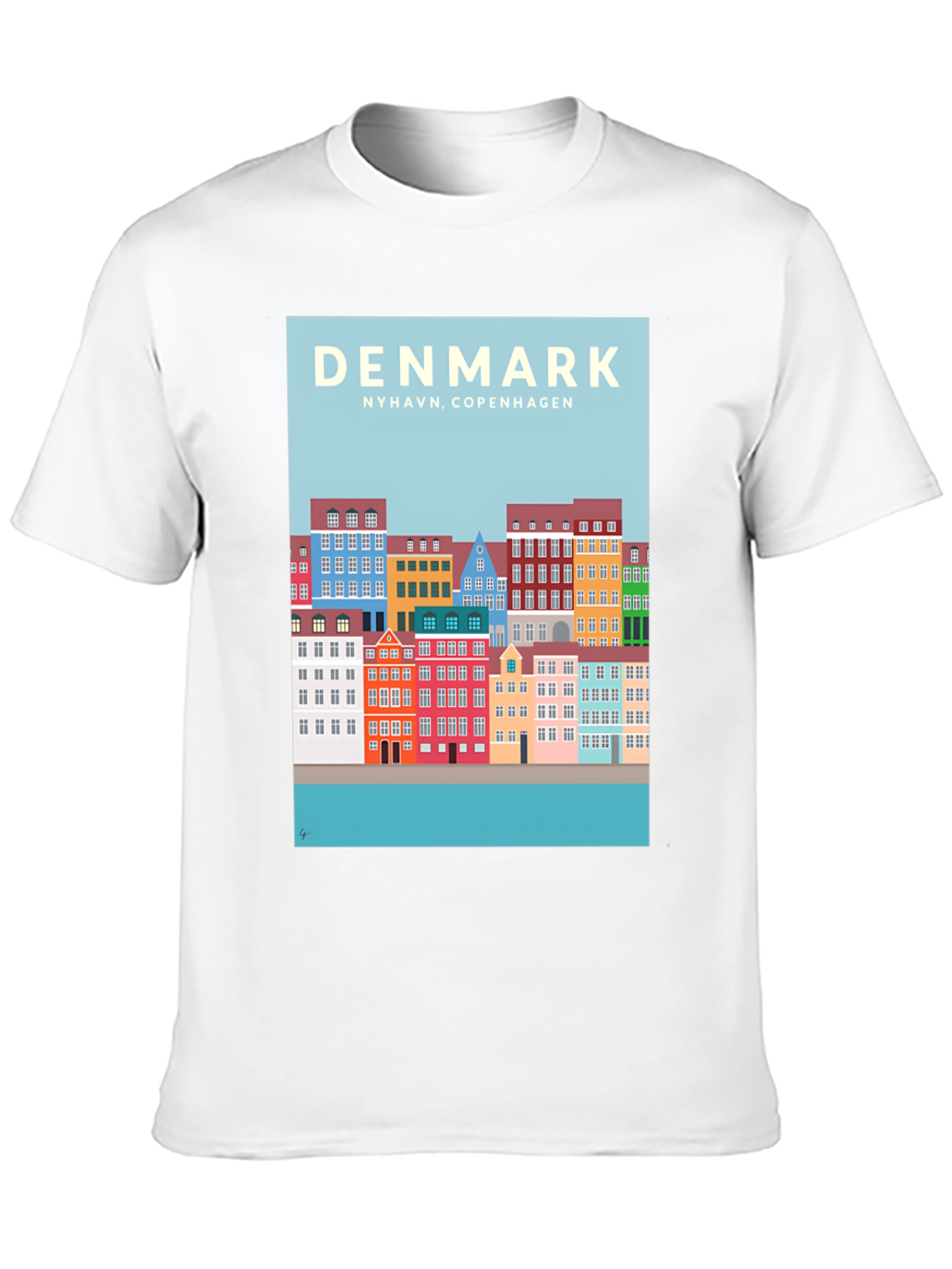 Denmark Nyhavn Copenhagen T-Shirt