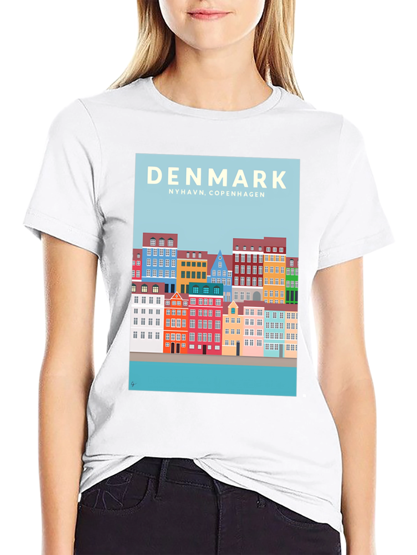 Denmark Nyhavn Copenhagen T-Shirt