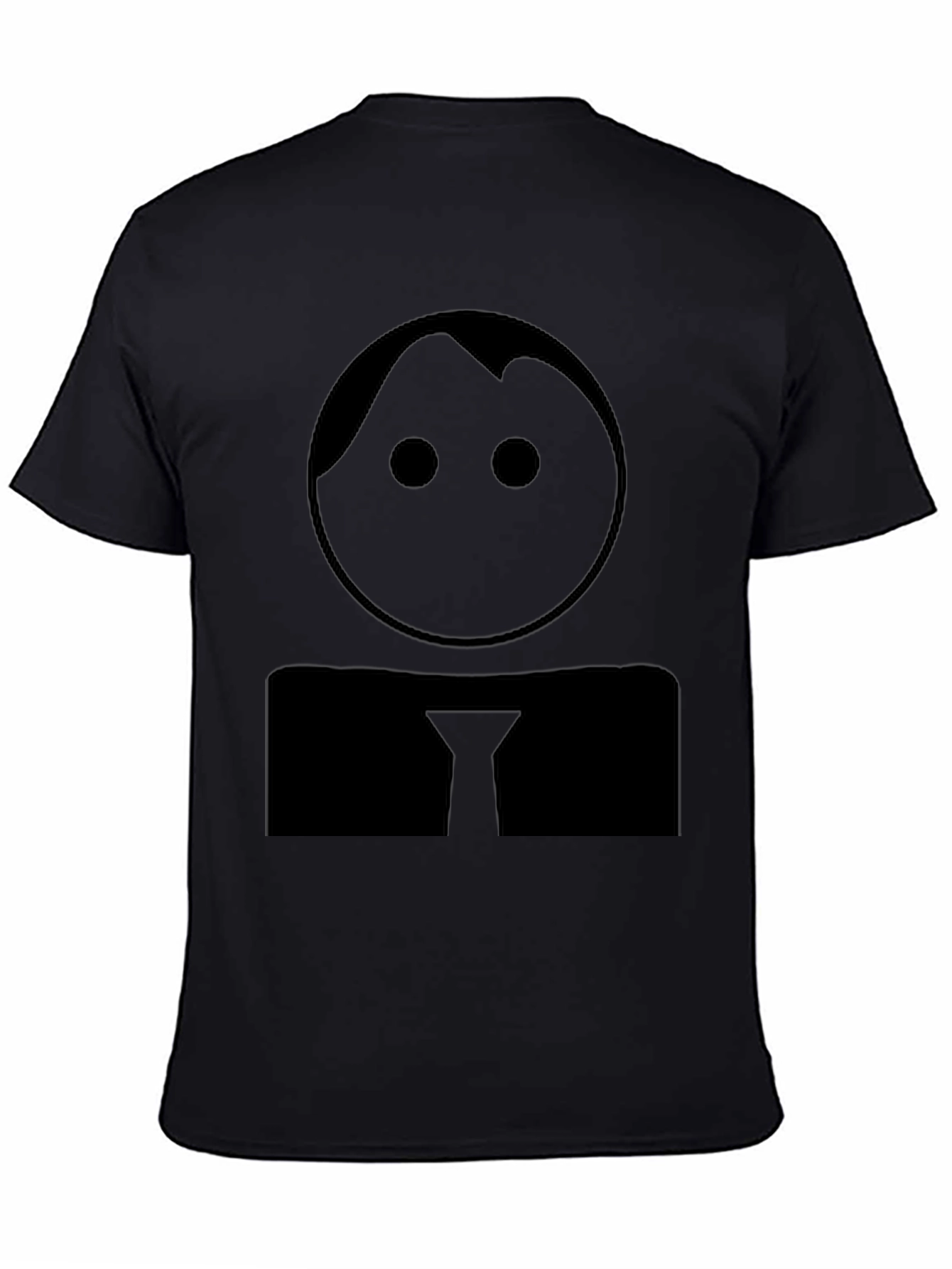 Minimalist Man T-Shirt - Black