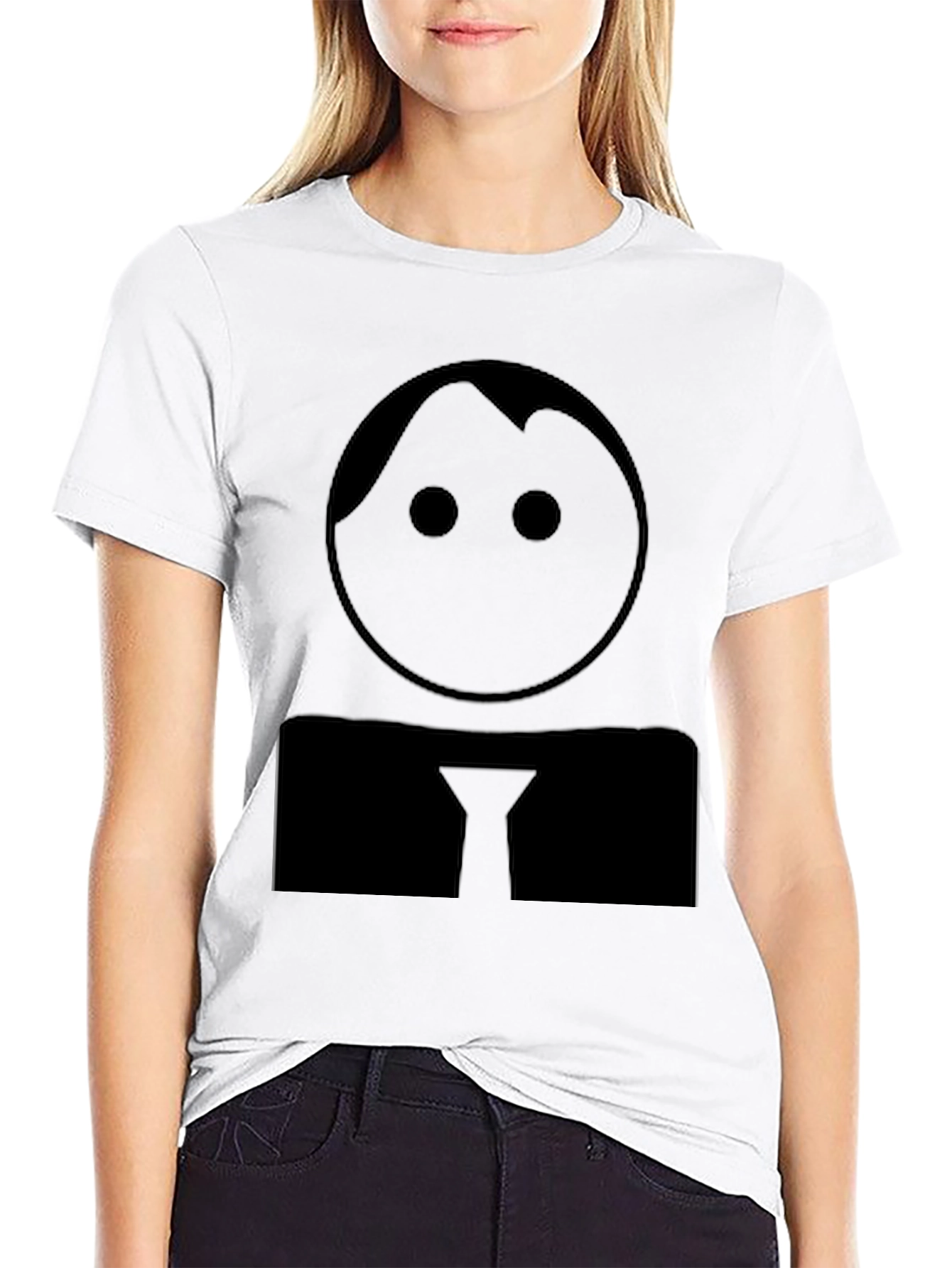 Minimalist Man T-Shirt - Black