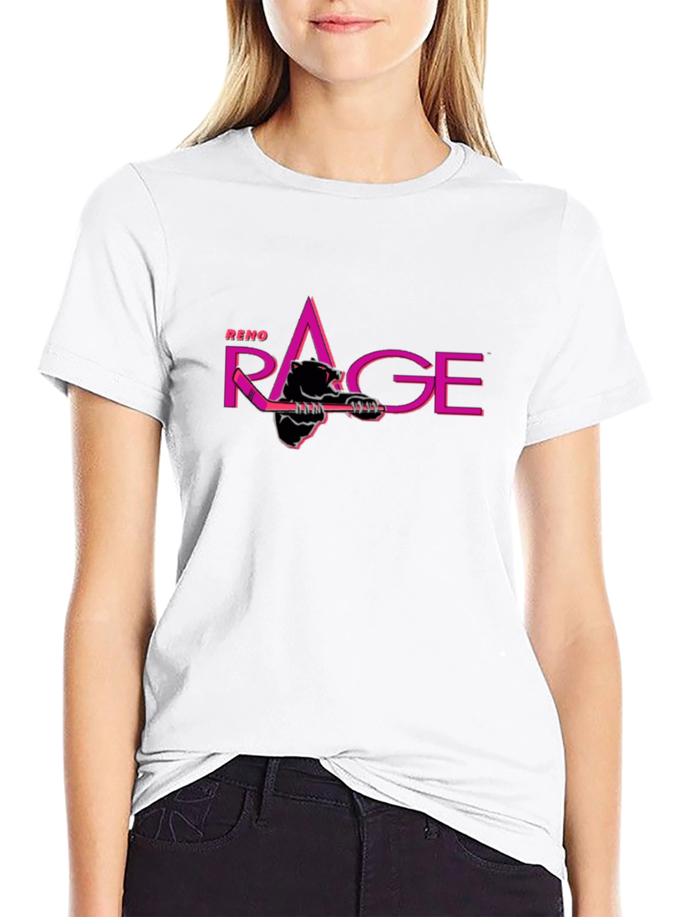Reno Rage Hockey T-Shirt - Black