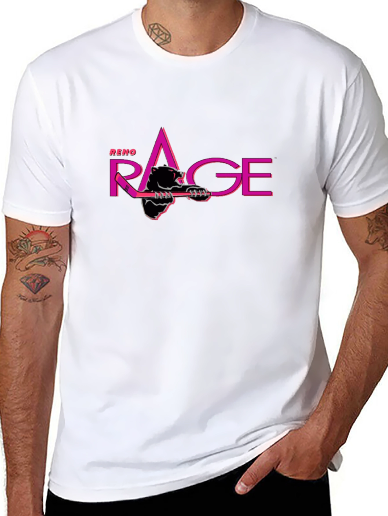Reno Rage Hockey T-Shirt - Black