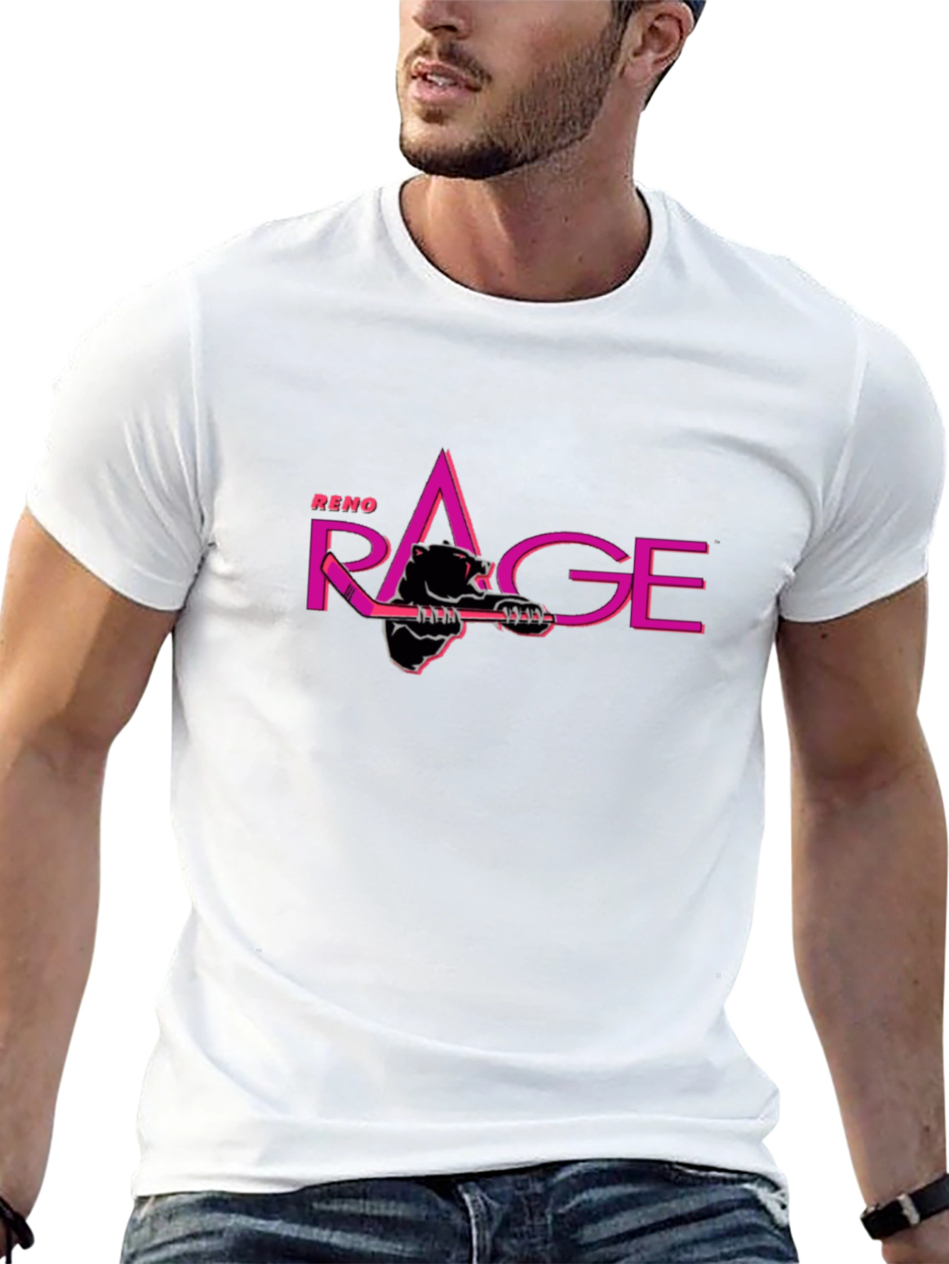 Reno Rage Hockey T-Shirt - Black
