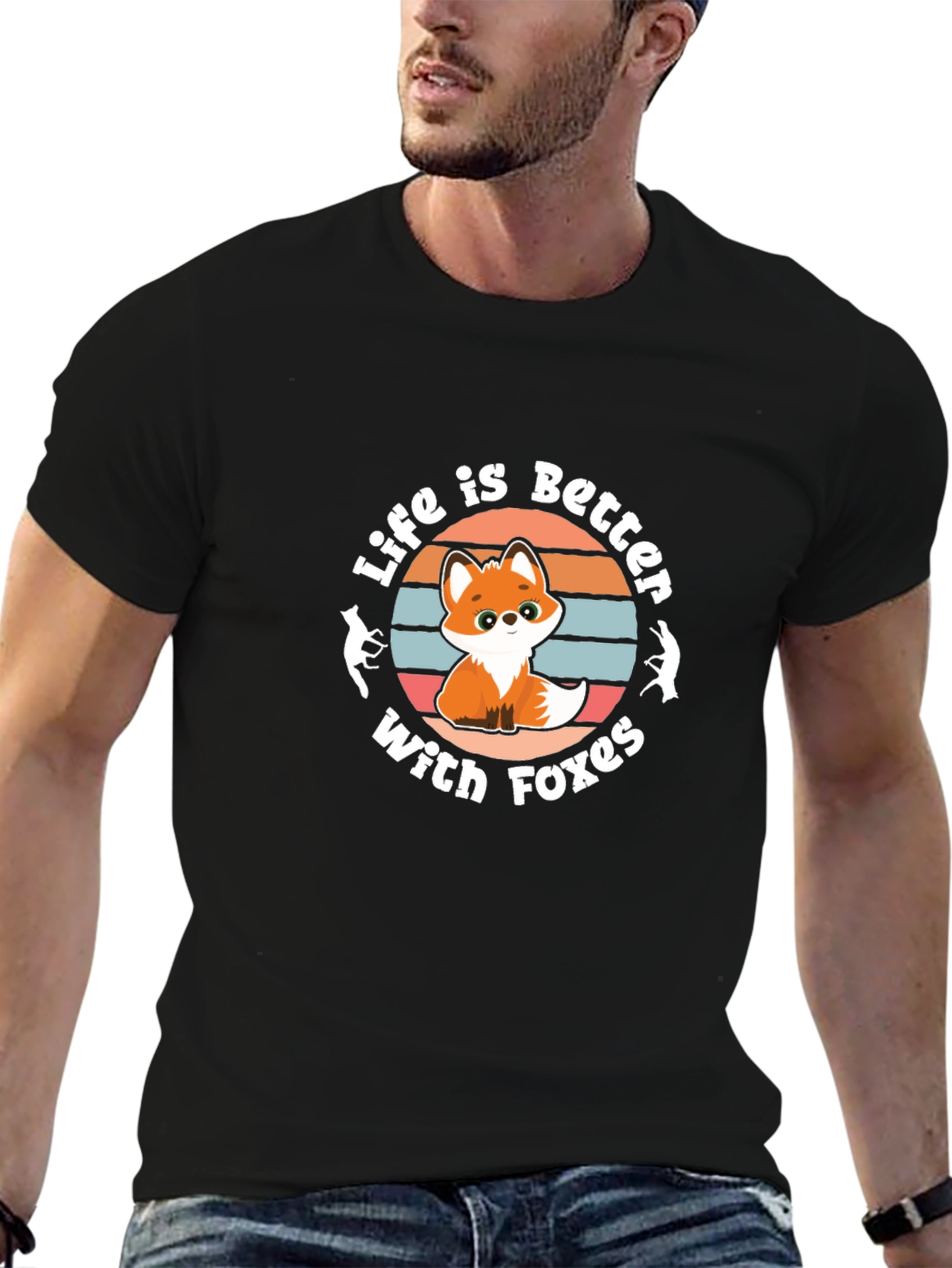 Life is Better With Foxes T-Shirt
