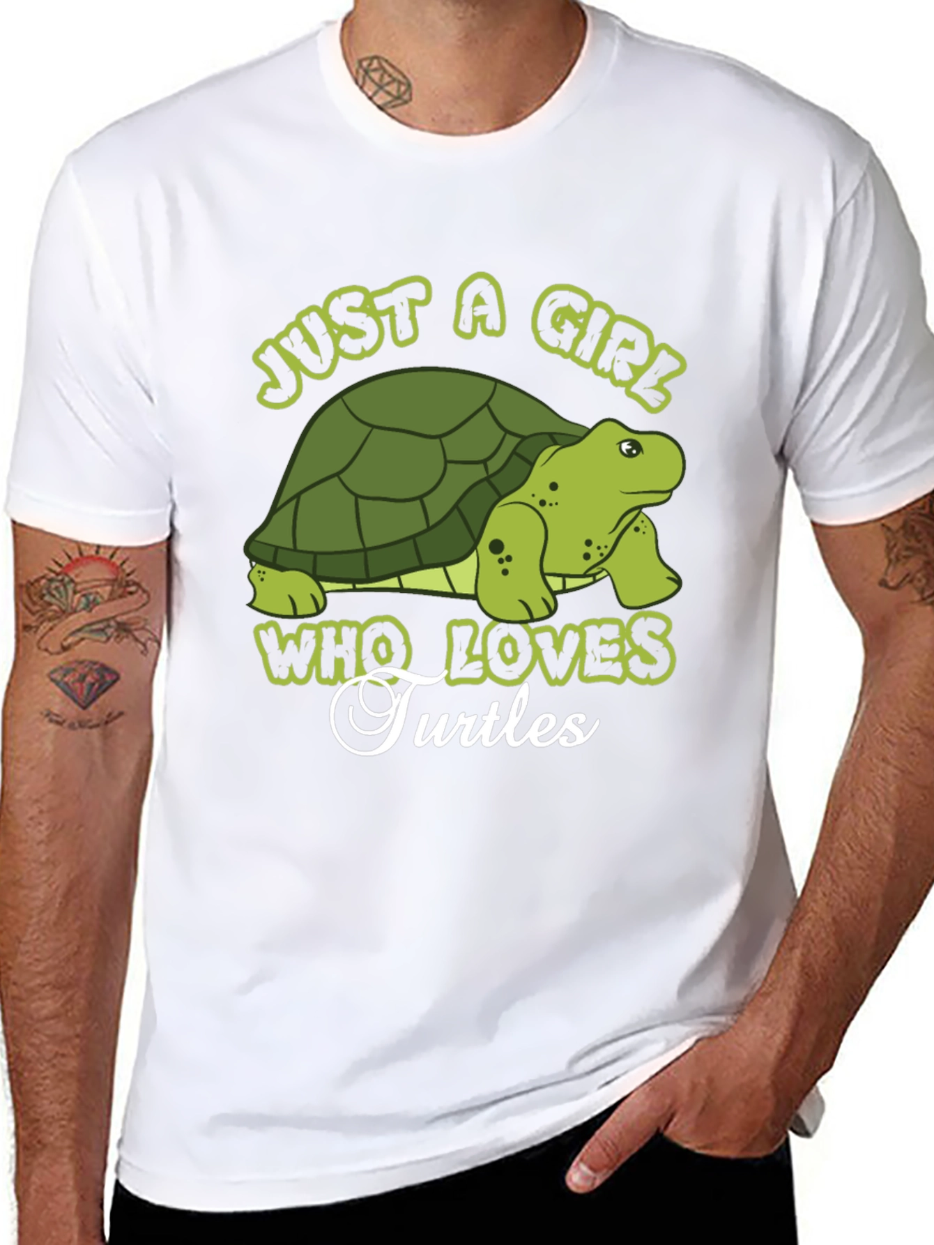 Just a Girl Who Loves Turtles T-Shirt