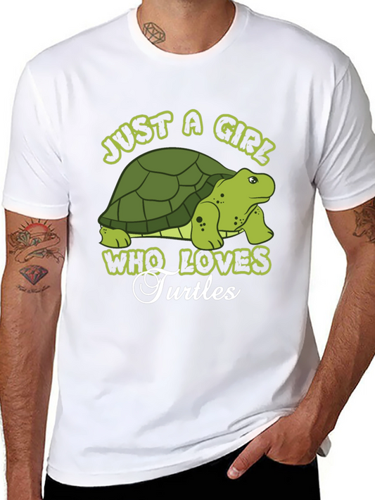 Just a Girl Who Loves Turtles T-Shirt