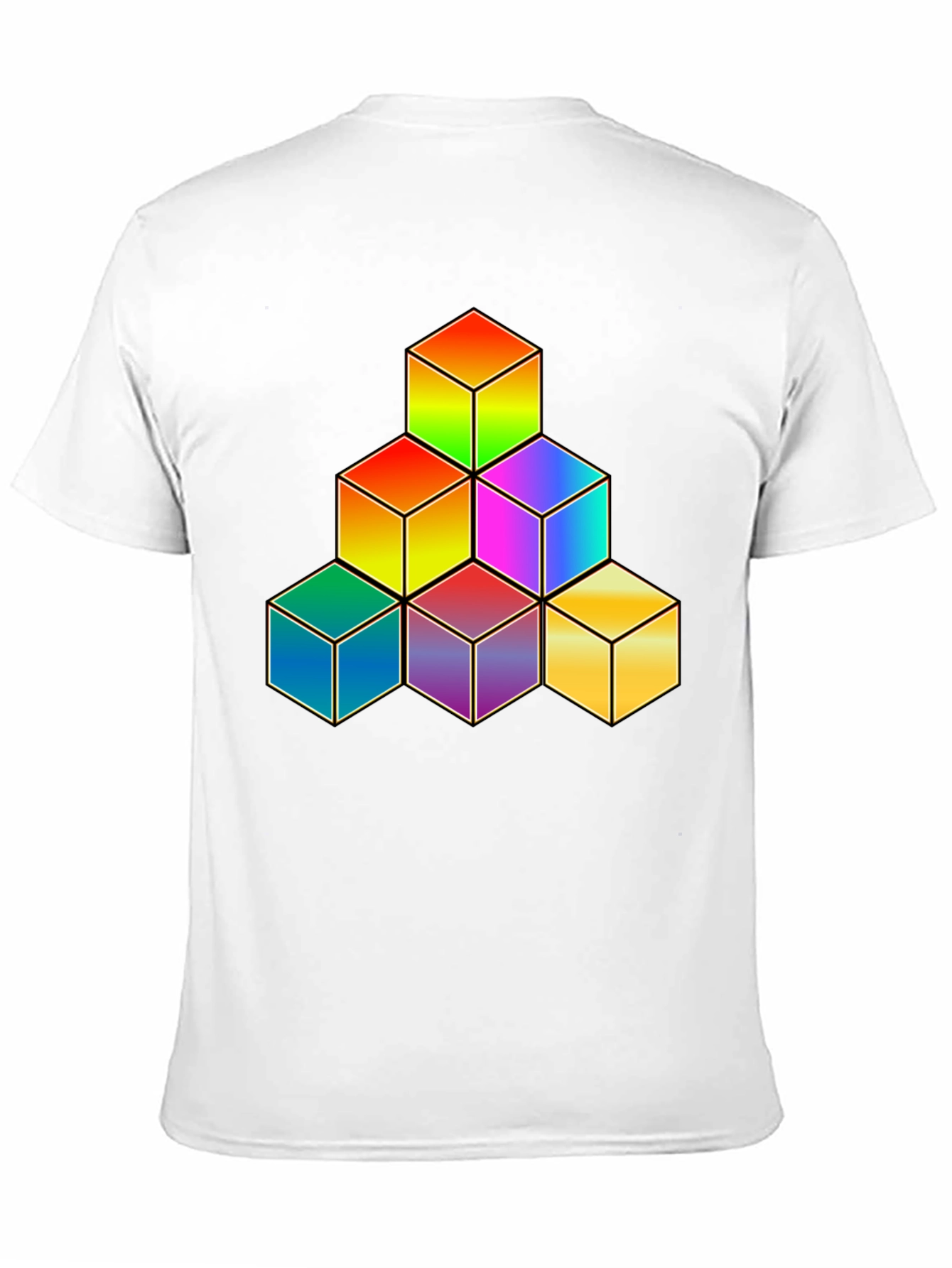 Rainbow Cube Stack Graphic Tee