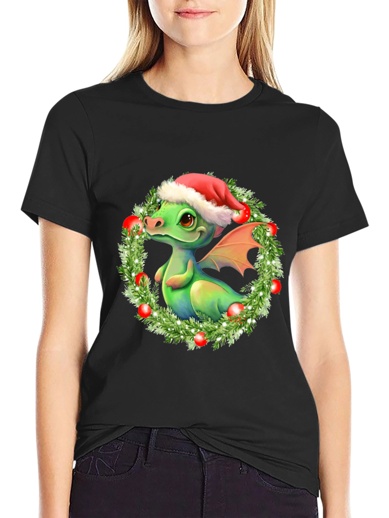 Festive Dragon Christmas T-Shirt