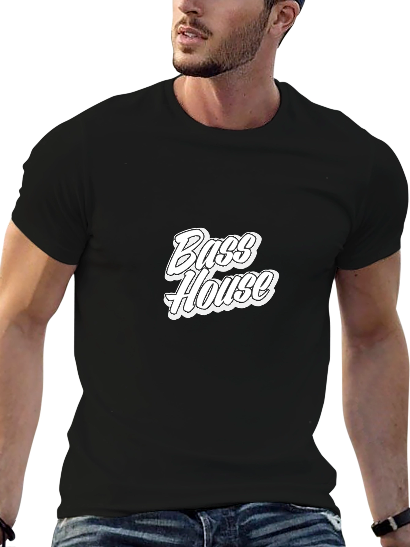 Bass House Black Graphic Tee