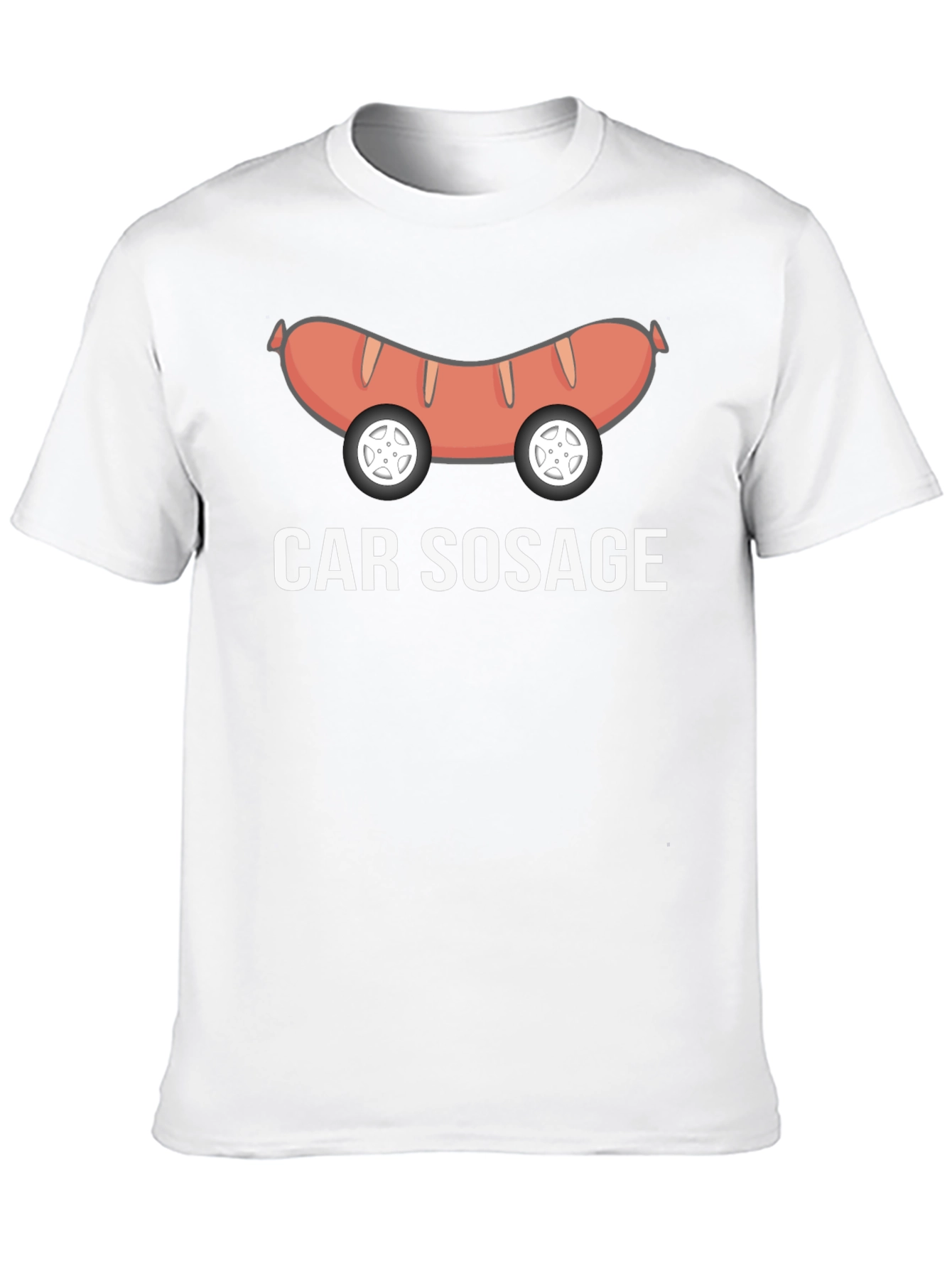 Car Sausage Graphic T-Shirt - Funny Foodie Tee