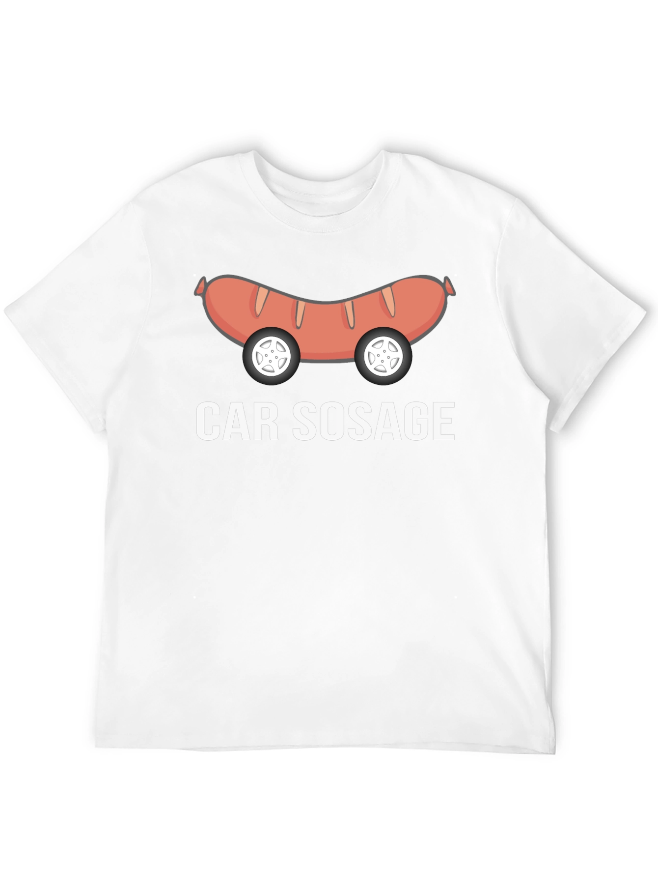 Car Sausage Graphic T-Shirt - Funny Foodie Tee