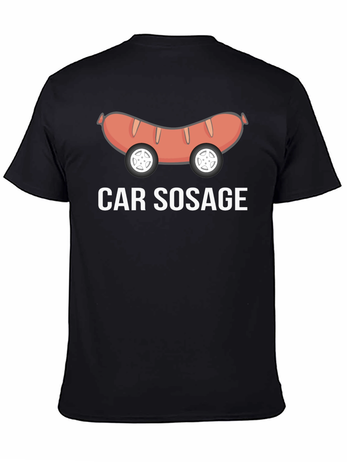 Car Sausage Graphic T-Shirt - Funny Foodie Tee