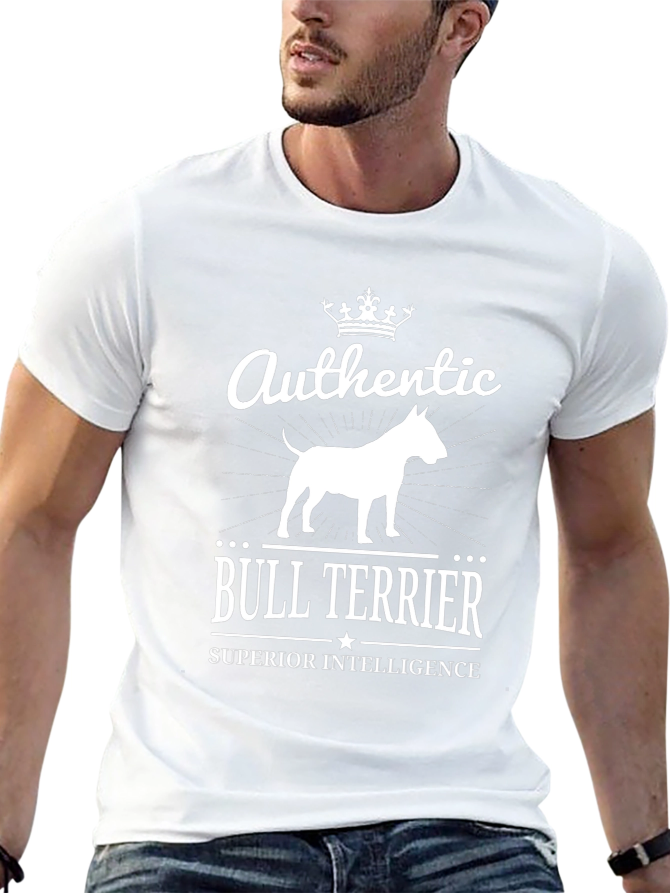 Authentic Bull Terrier Graphic T-Shirt