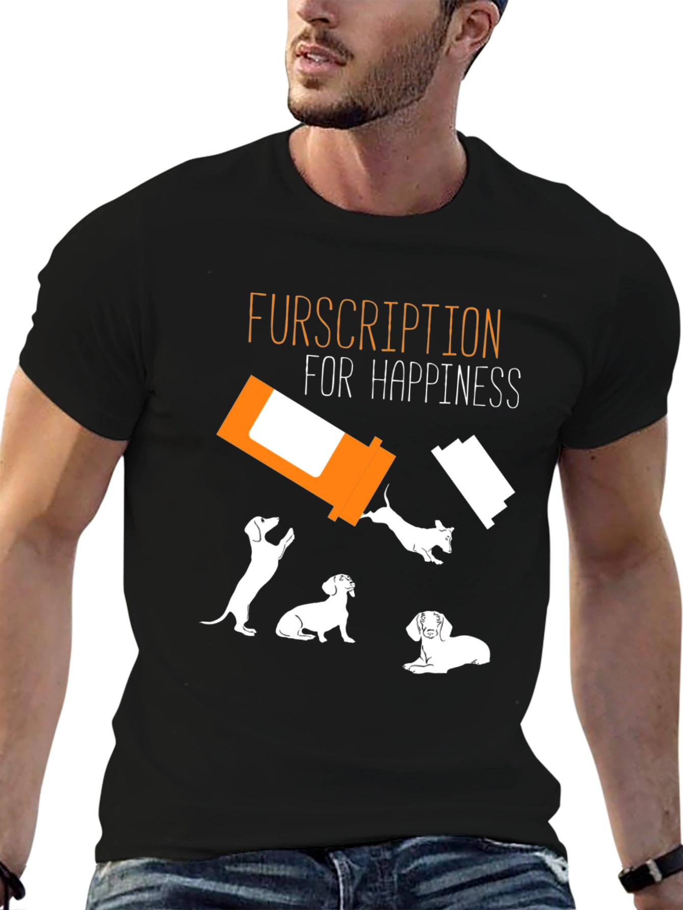 Furscription Happiness T-Shirt | Dog Lover Tee