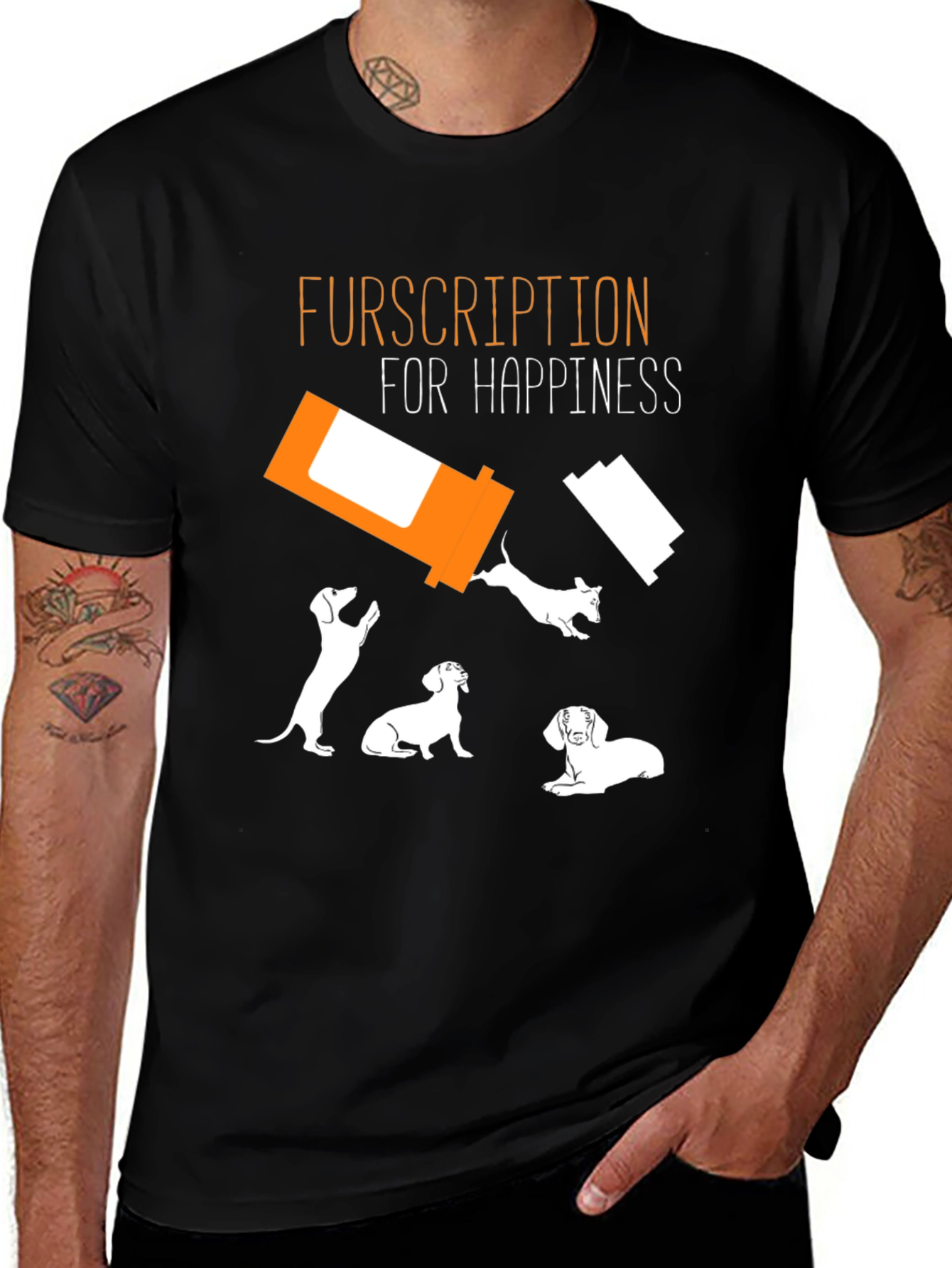Furscription Happiness T-Shirt | Dog Lover Tee