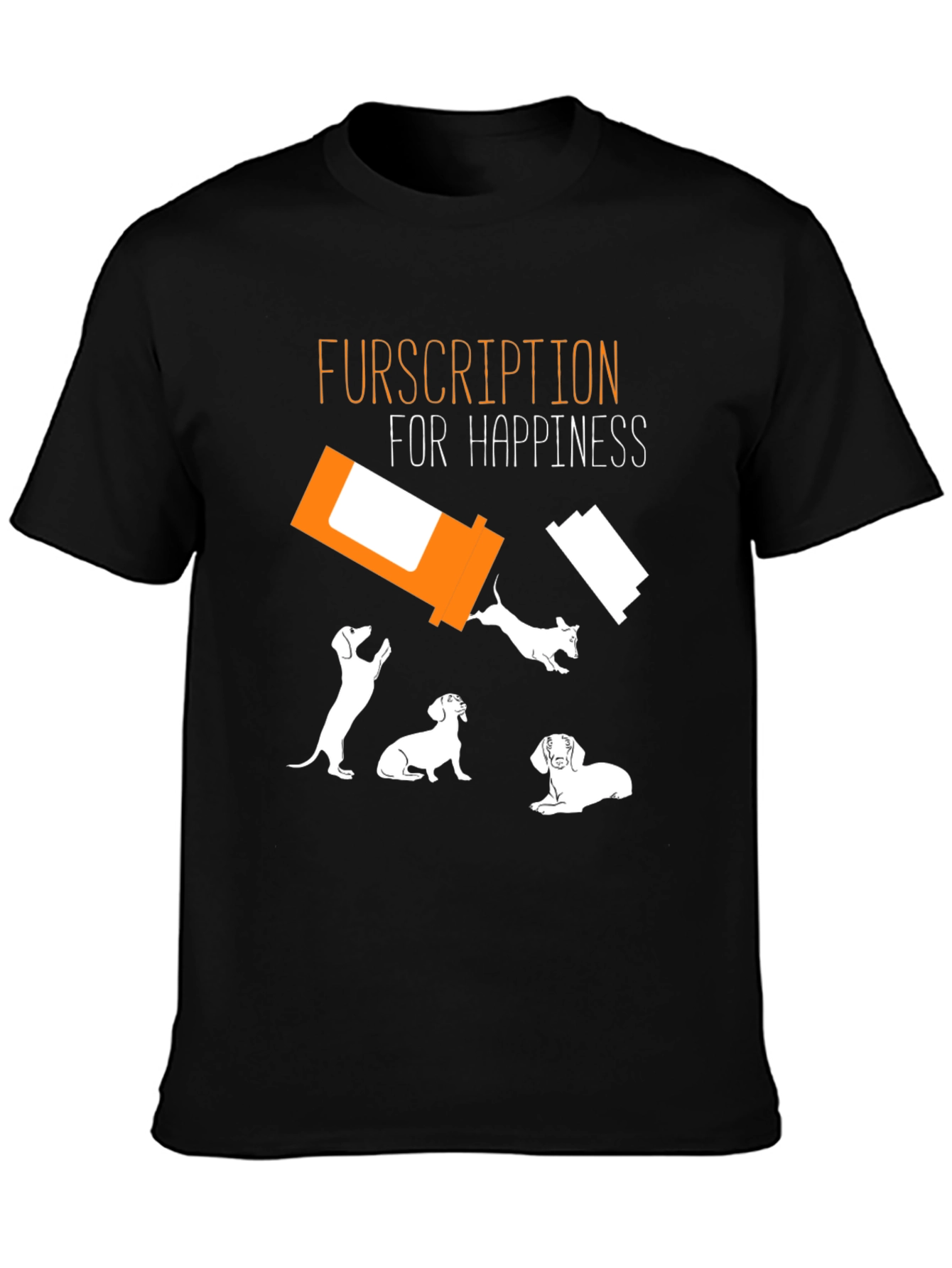 Furscription Happiness T-Shirt | Dog Lover Tee